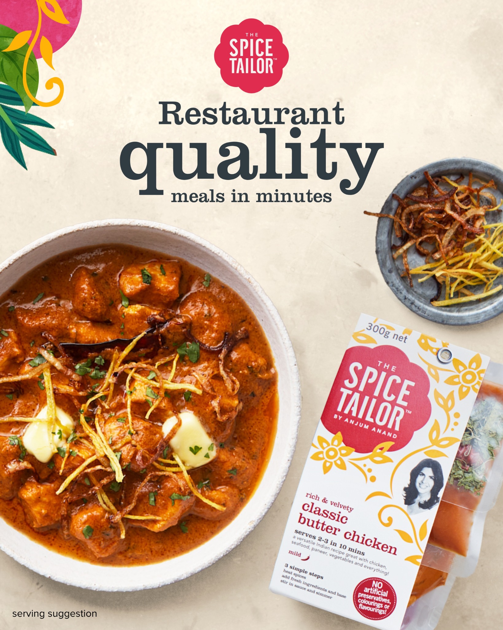 The Spice Tailor Australia & New Zealand Facebook ad: Skip takeaway. Try this