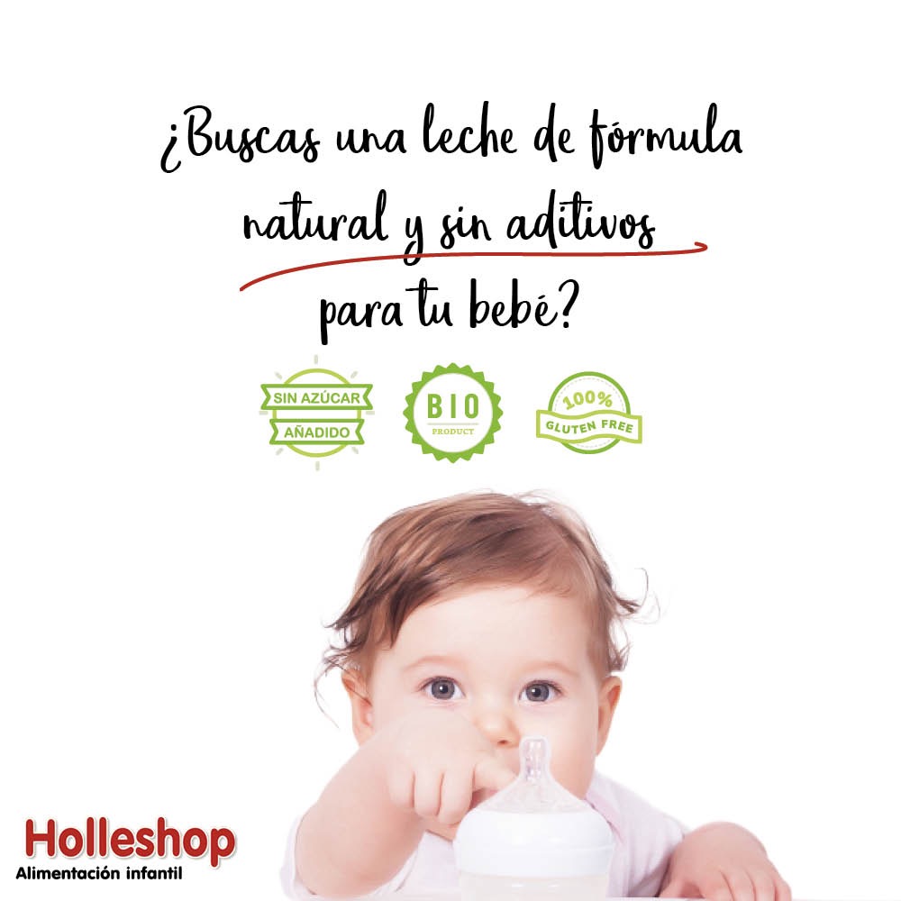 HolleShop Facebook ad: Las leches de fórmula más naturales de vaca…