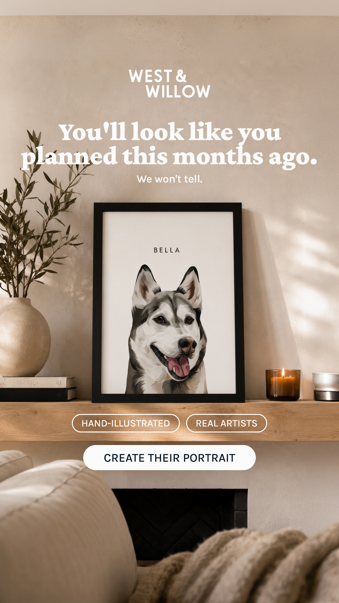 West & Willow Facebook ad