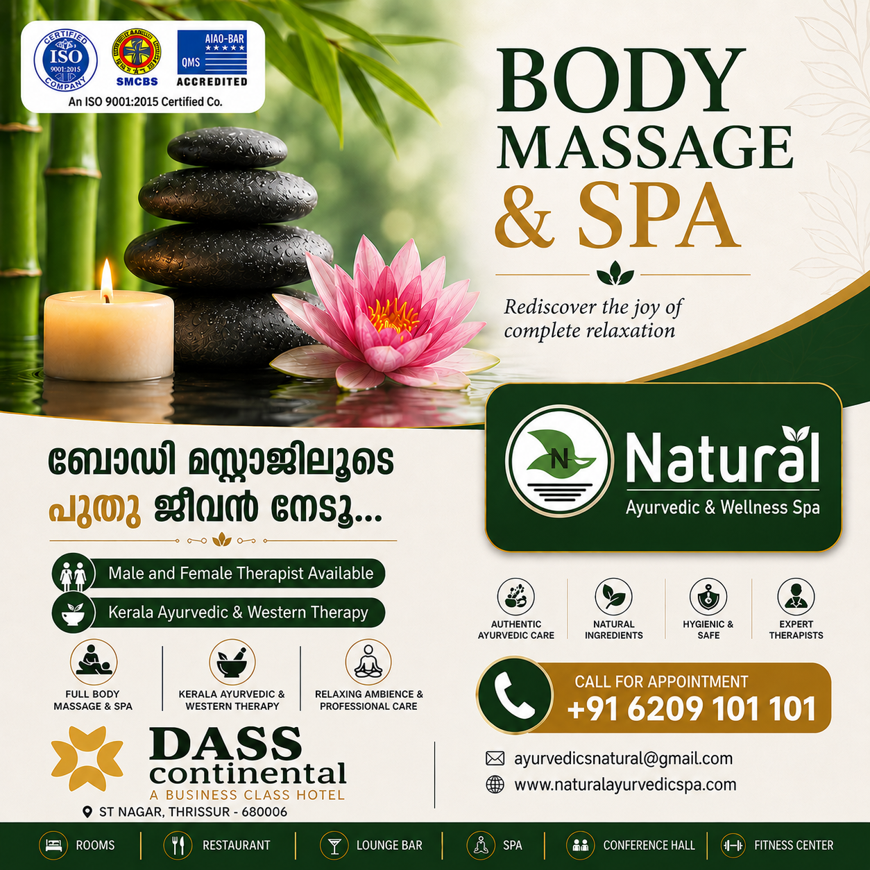 Natural Ayurvedic & Wellness Spa Facebook ad