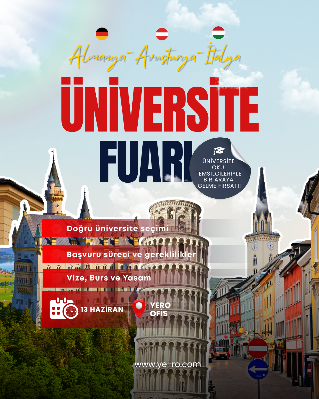 YERO Yurtdışı Eğitim Facebook ad: Şimdi Bilgi Al