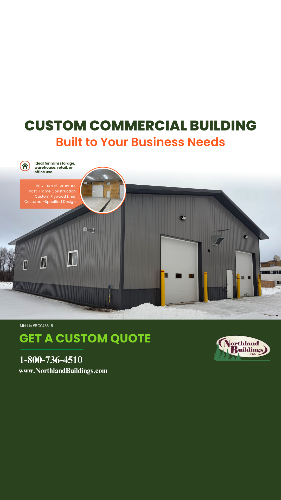 Northland Buildings, Inc. Facebook ad