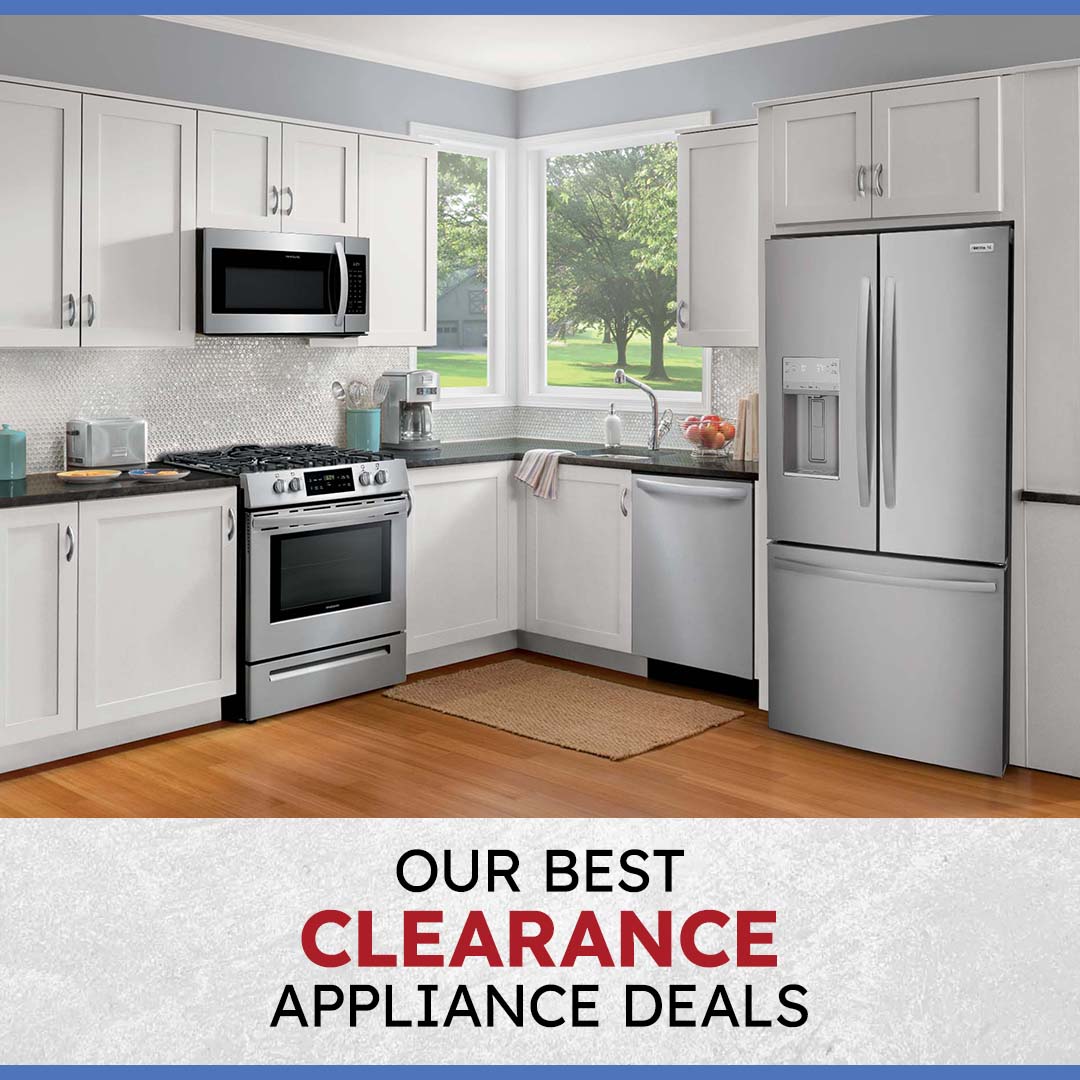 Snow Bros. Appliance Facebook ad: Save big on closeouts, overstocked items, floor displays…