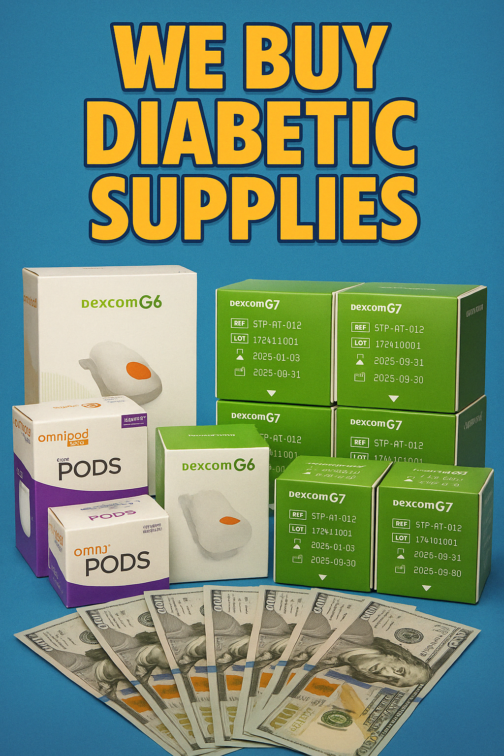 Cash For Diabetic Supplies Ohio Facebook ad