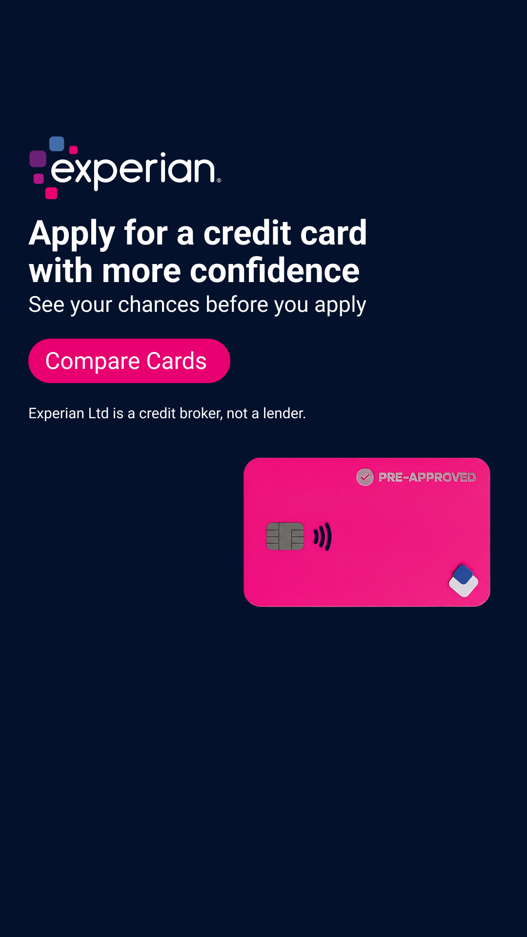 Experian UK Facebook ad