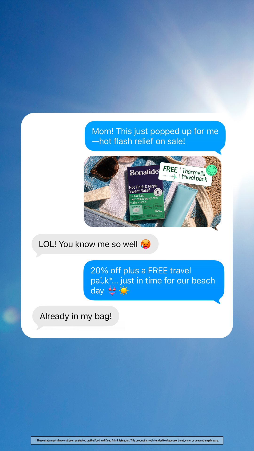 Bonafide Facebook ad