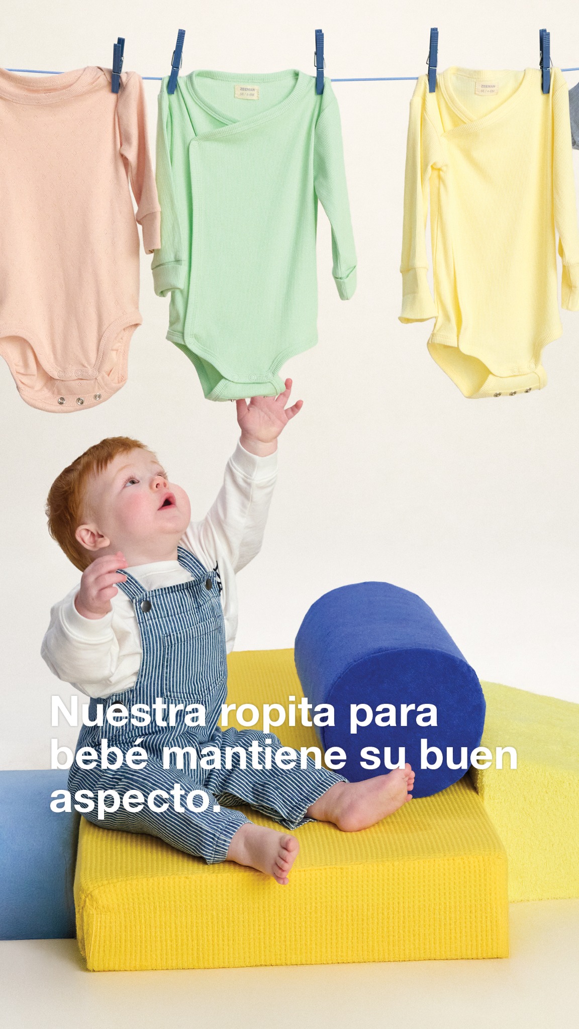 Zeeman Facebook ad: Nuestra colección de bebé.