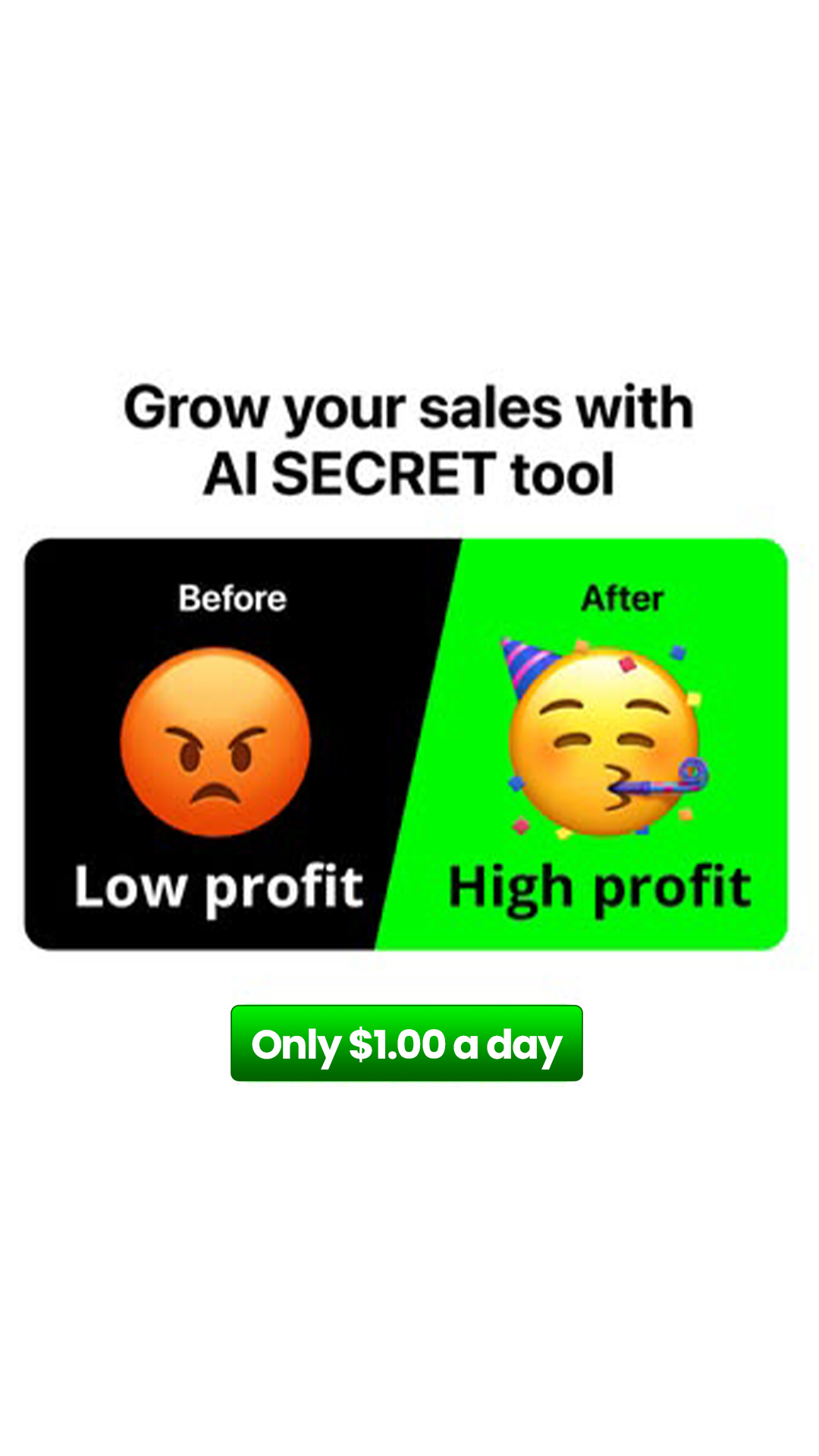 AI tools Facebook ad