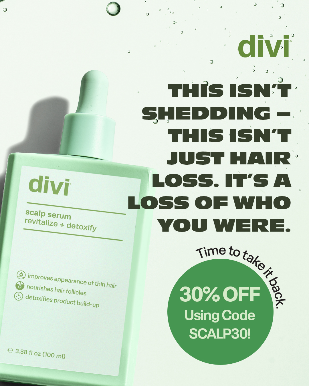 Divi Facebook ad: Save 30% Off Today!
