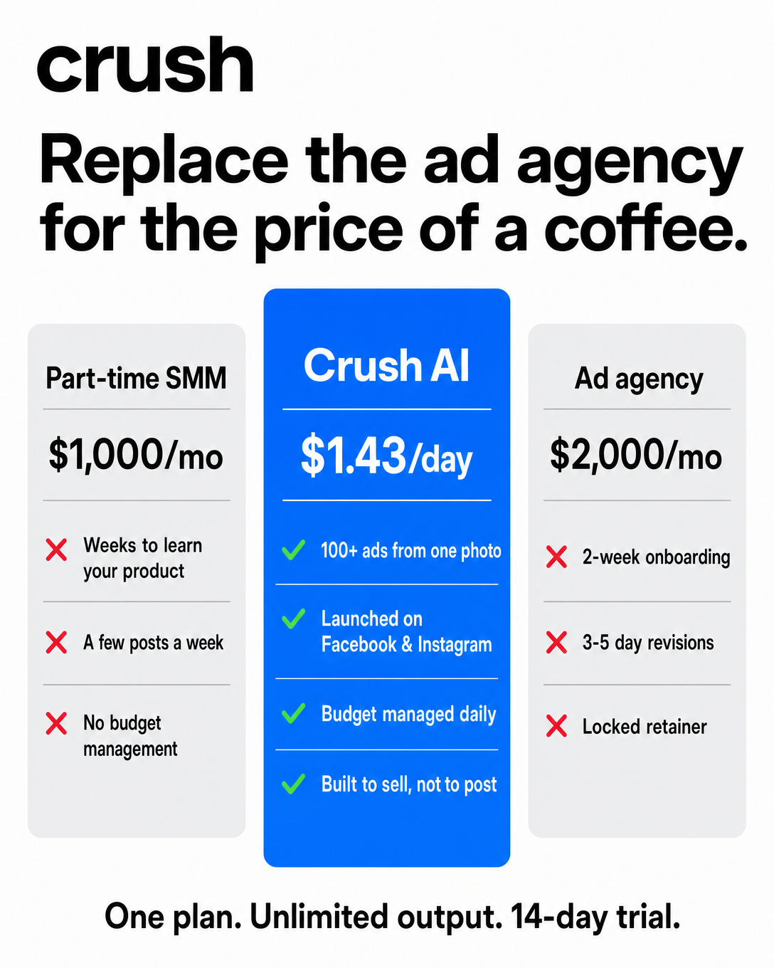 trycrush.ai Facebook ad