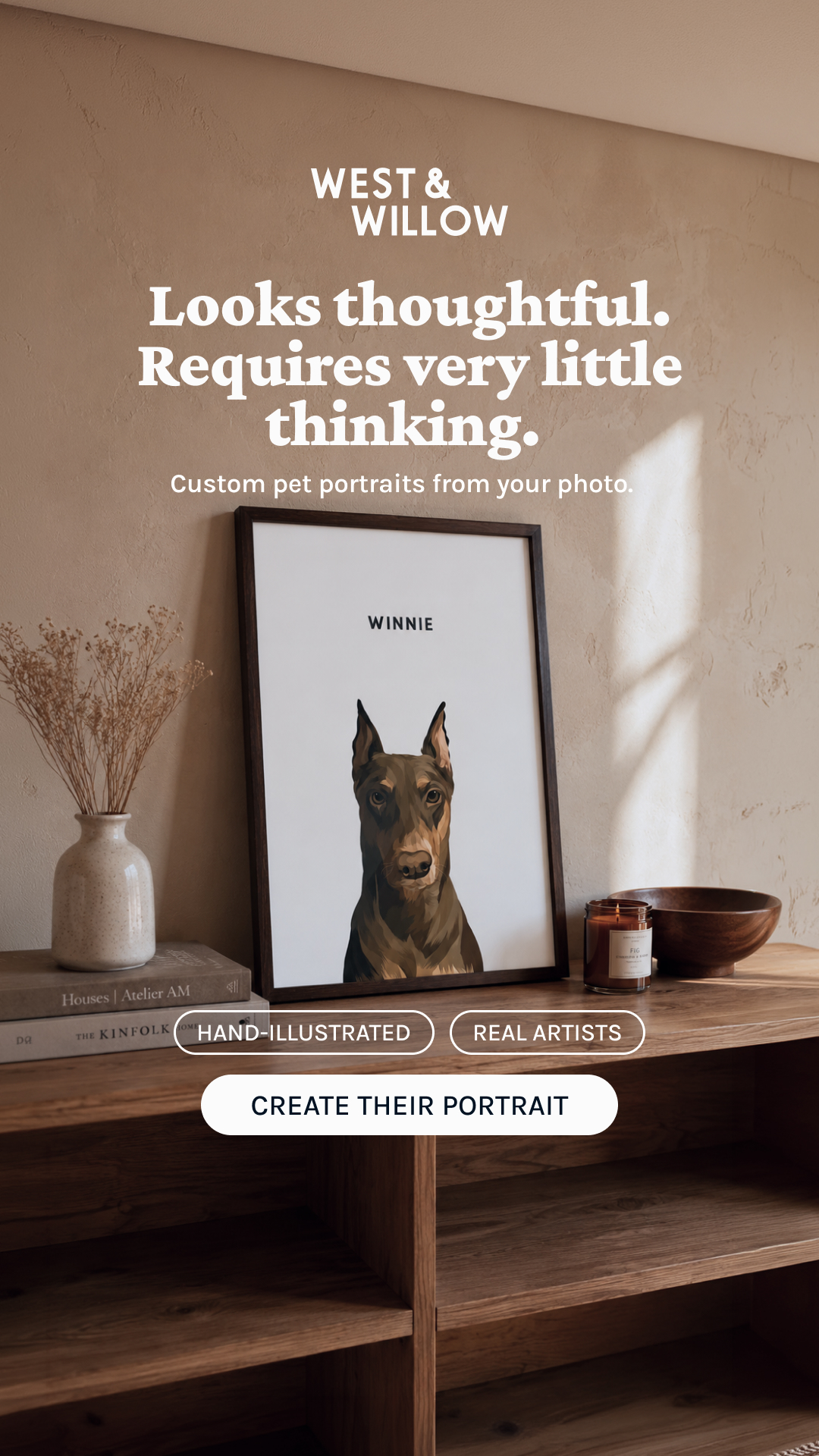 West & Willow Facebook ad