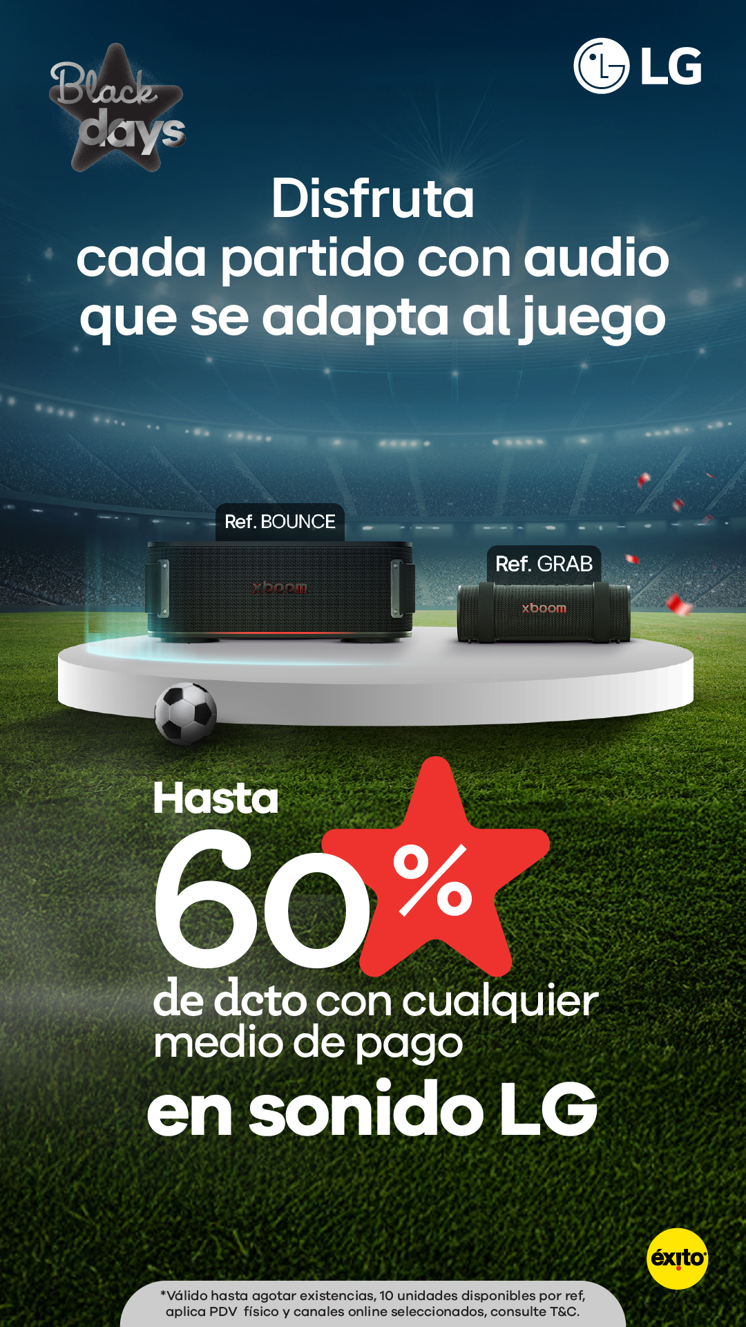 Éxito Facebook ad