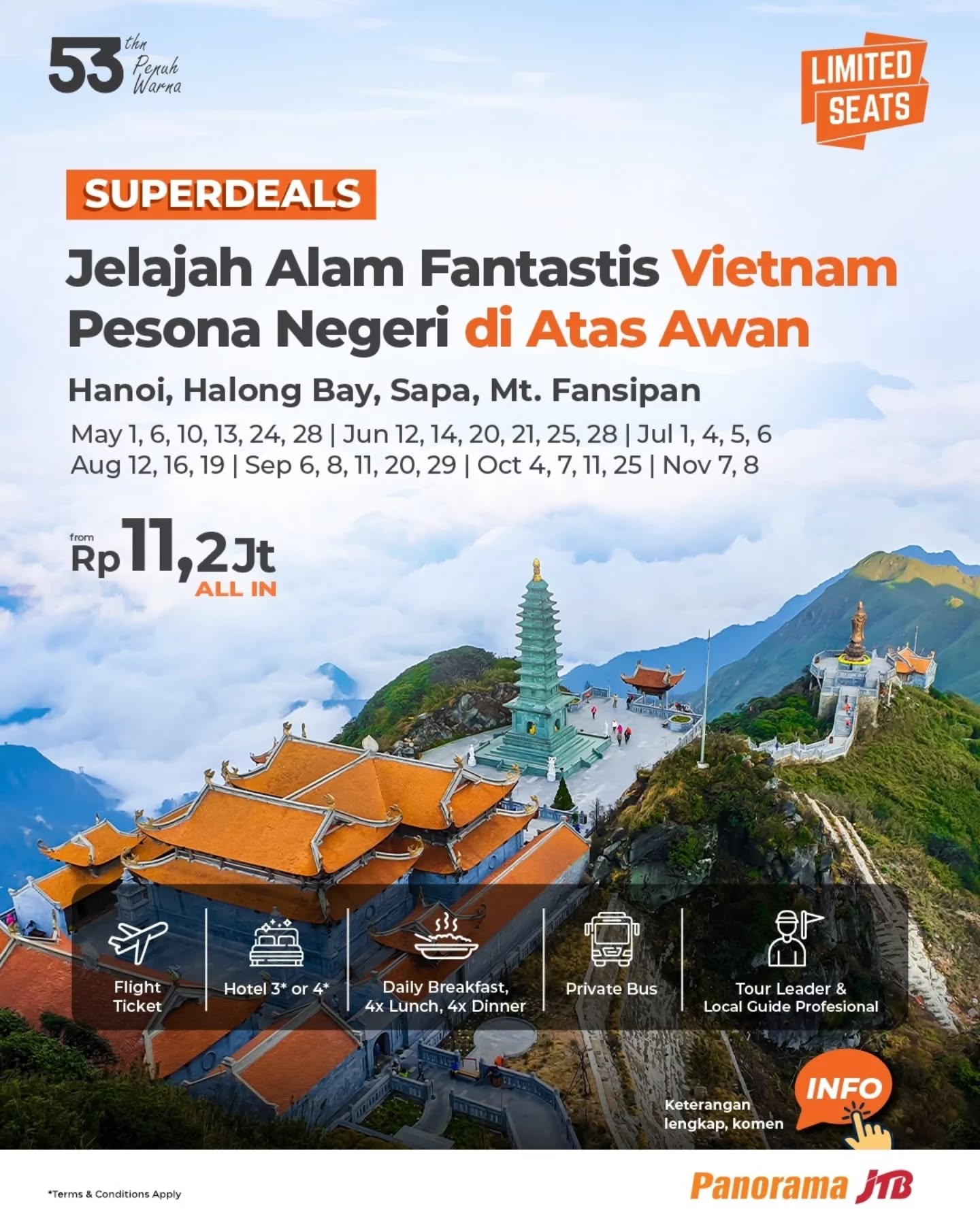 Panorama JTB Tours Facebook ad