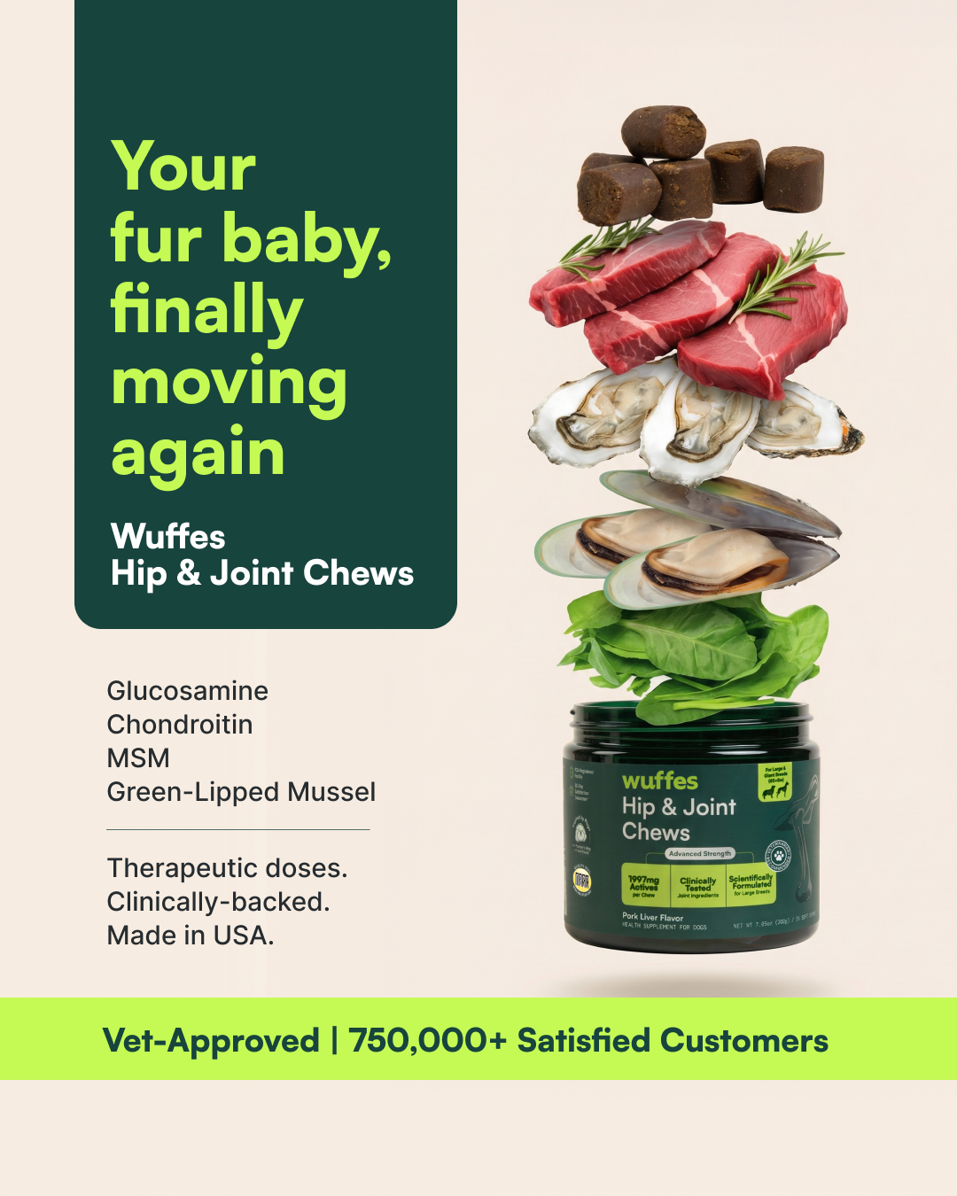 Wuffes Facebook ad