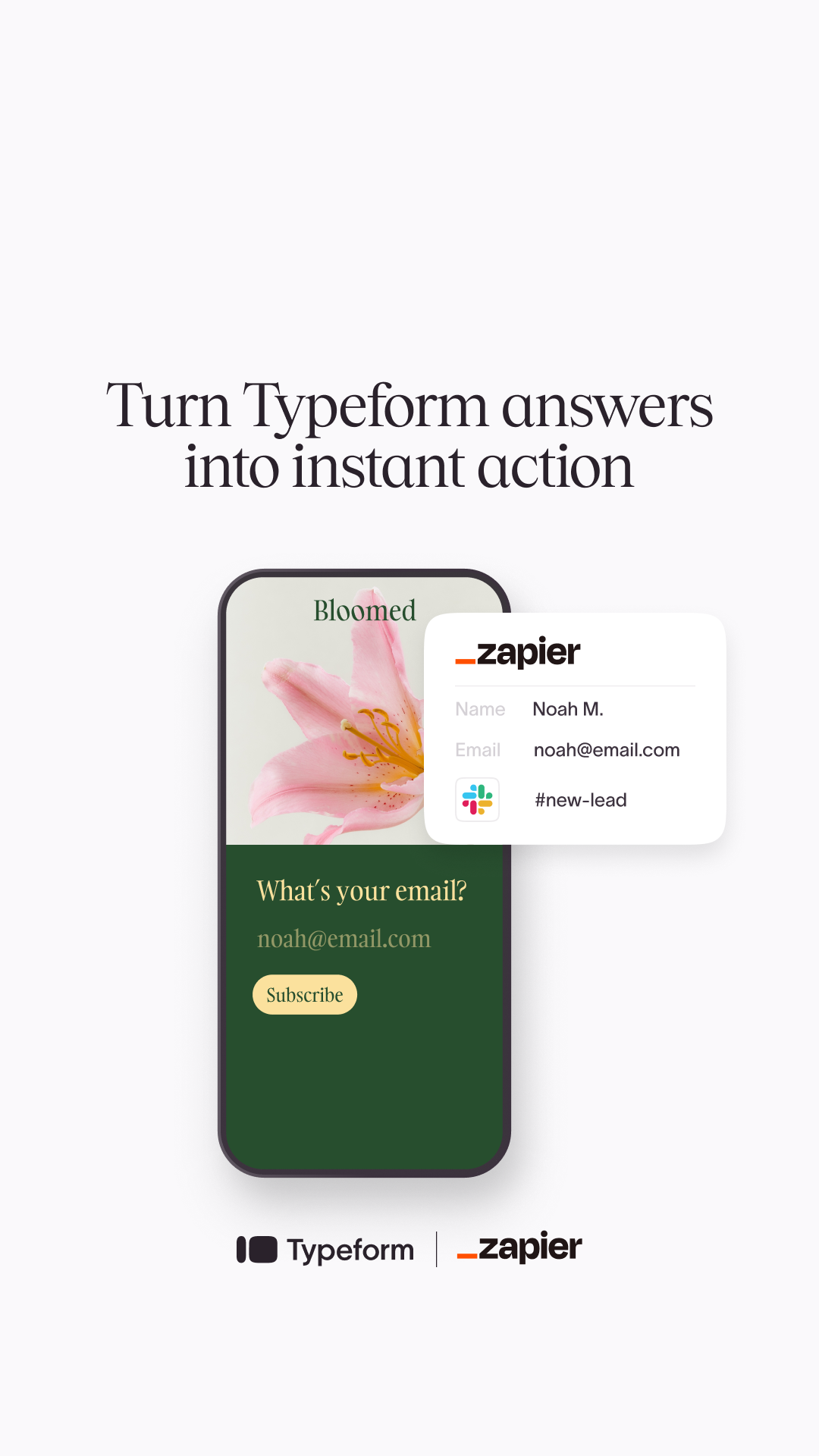Typeform Facebook ad