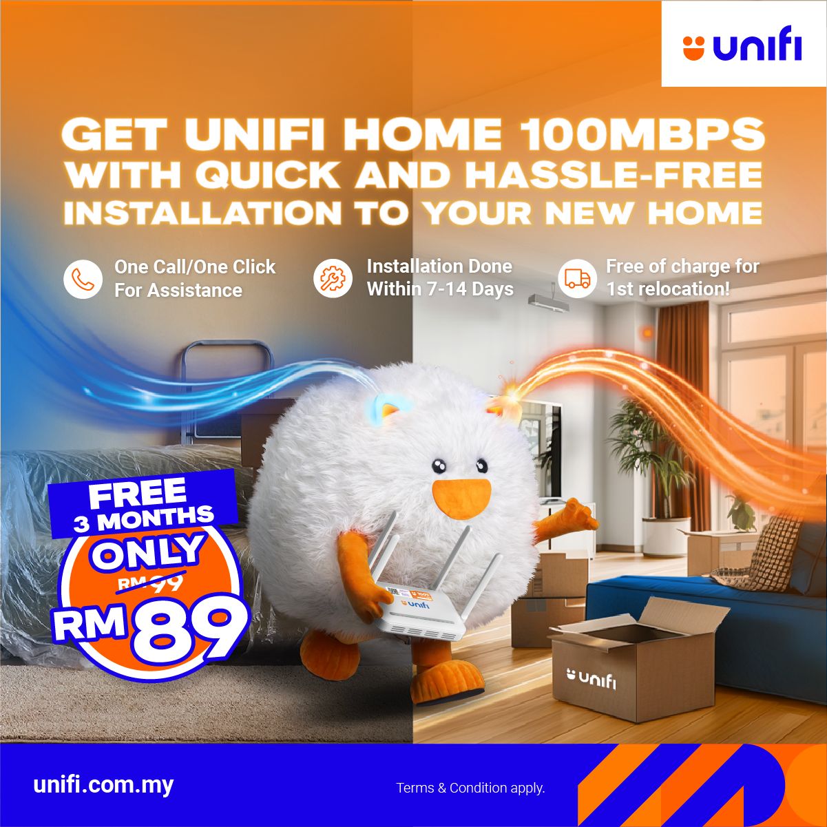 Unifi Facebook ad