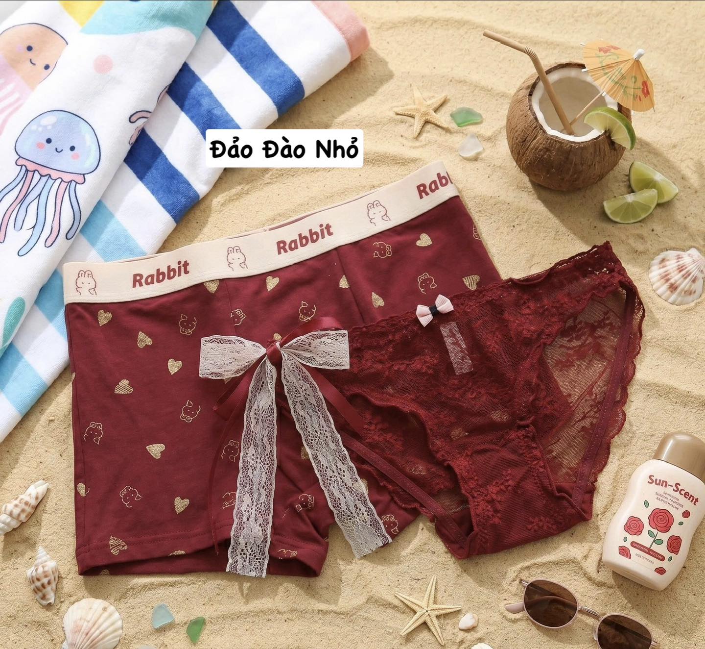 Đảo Đào Sleepwear Facebook ad: Đi đâu làm gì cũng phải có đôi…