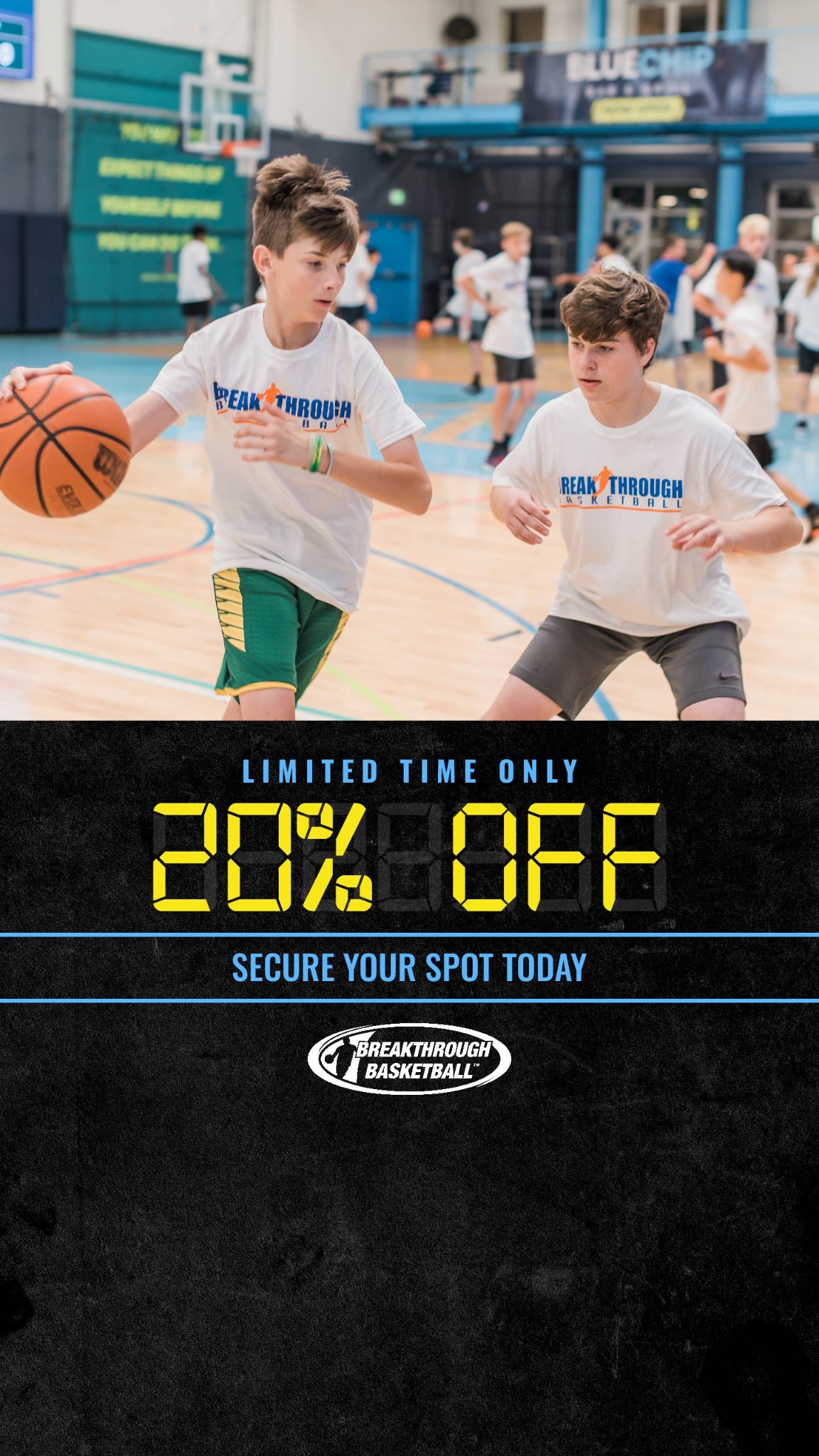 Breakthrough Basketball Facebook ad