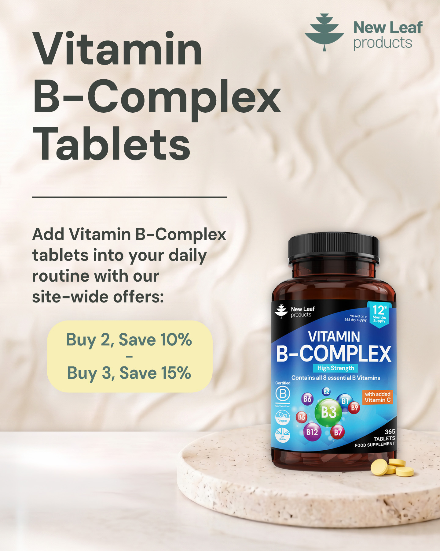New-Leaf-Products.com Facebook ad
