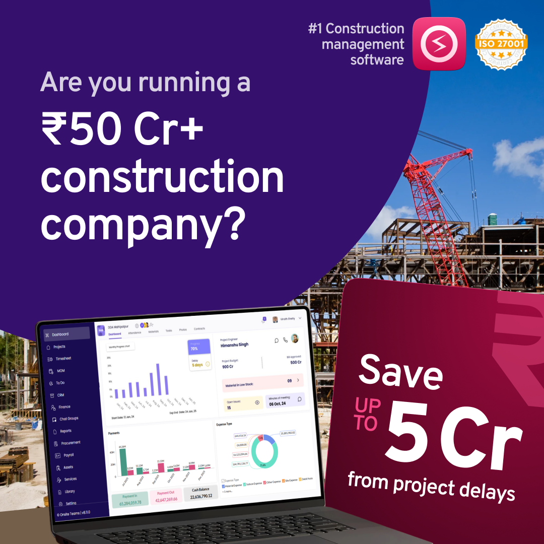 Onsite - Construction App Facebook ad