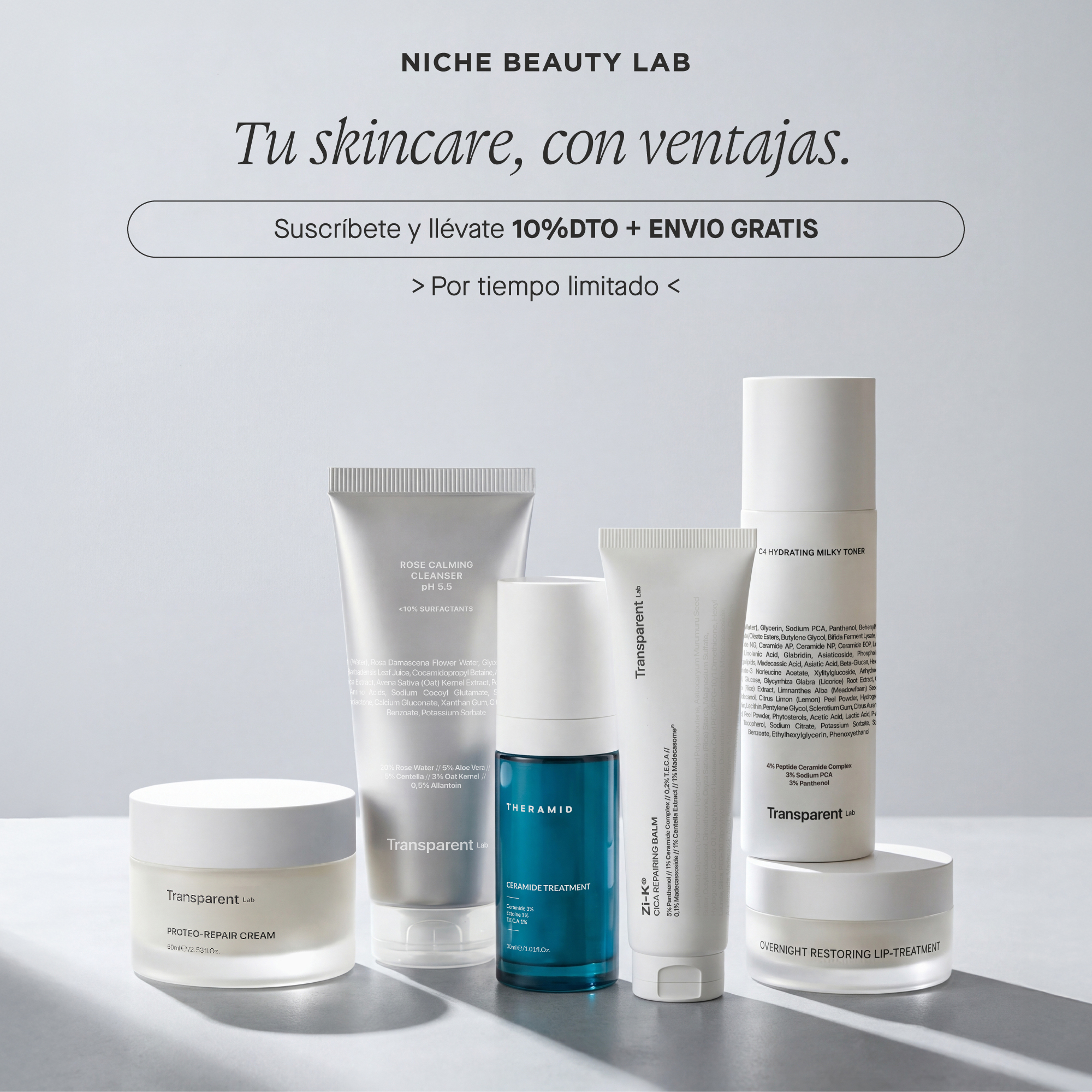 Niche Beauty Lab Facebook ad from Sep 16, 2026