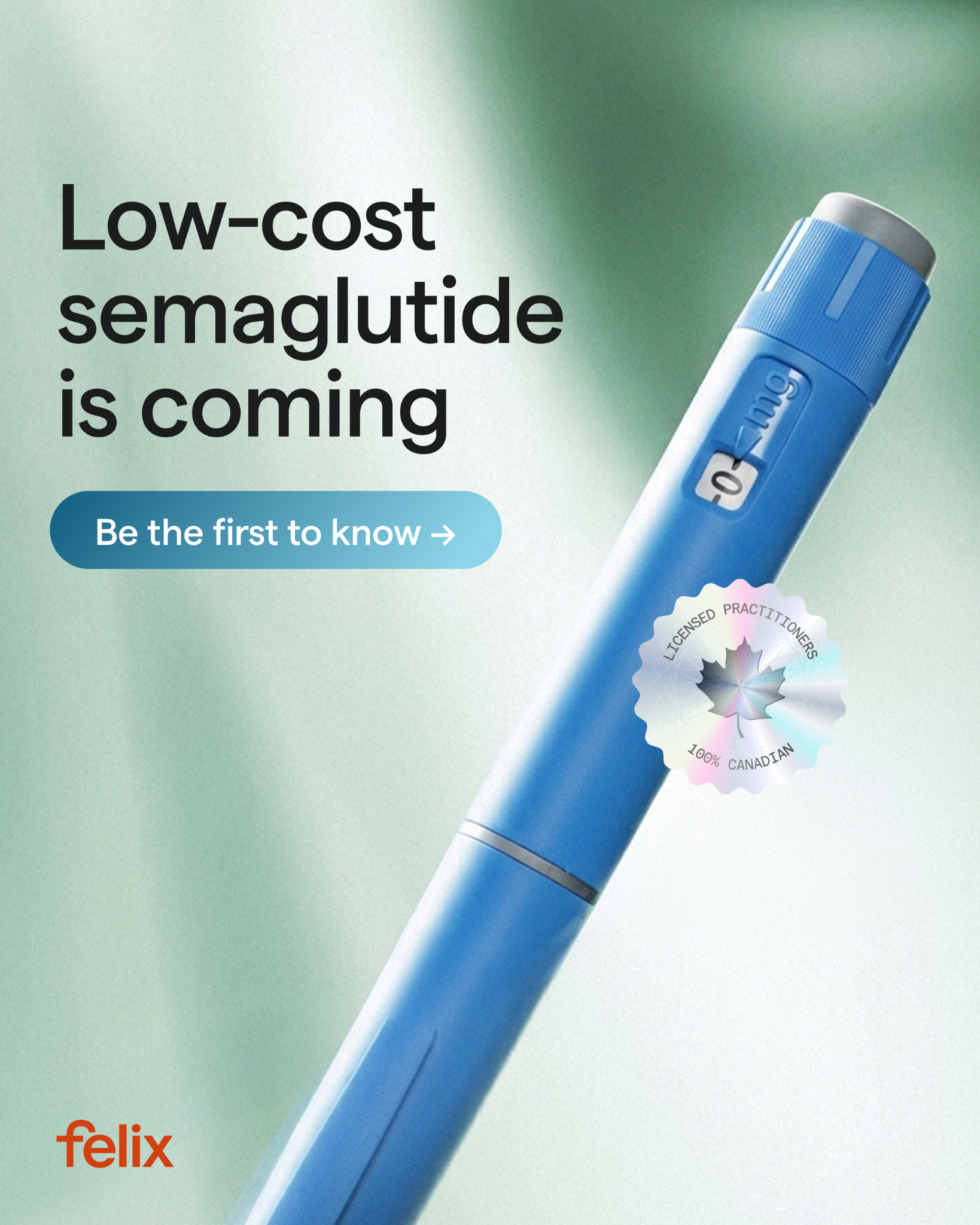 Felix Health Facebook ad