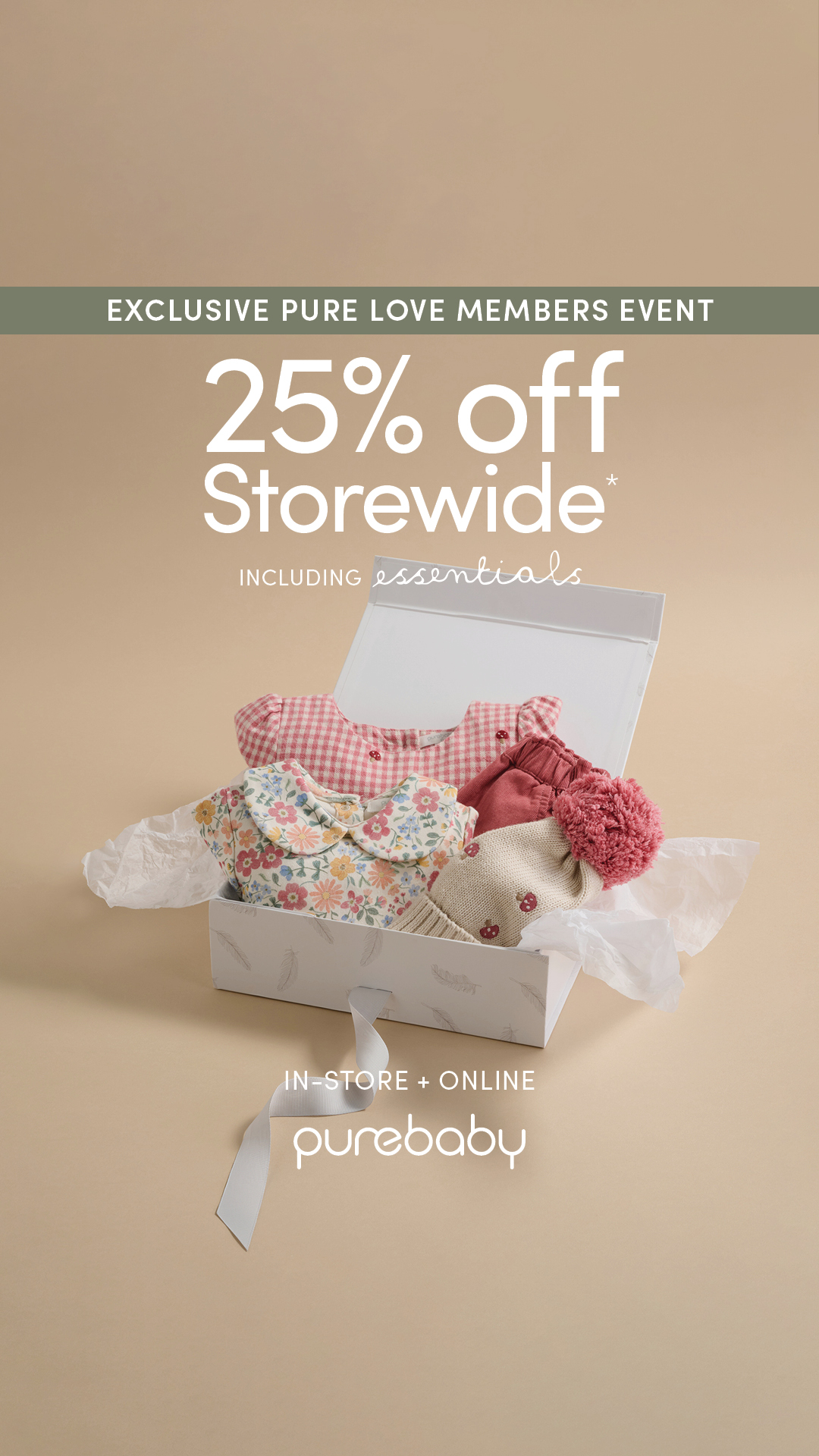 Purebaby Facebook ad