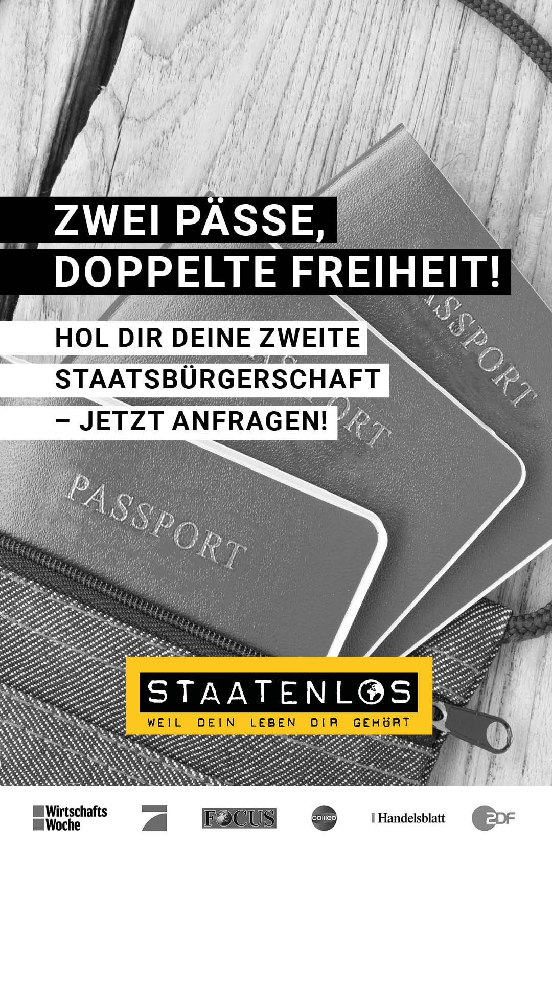 Staatenlos Facebook ad