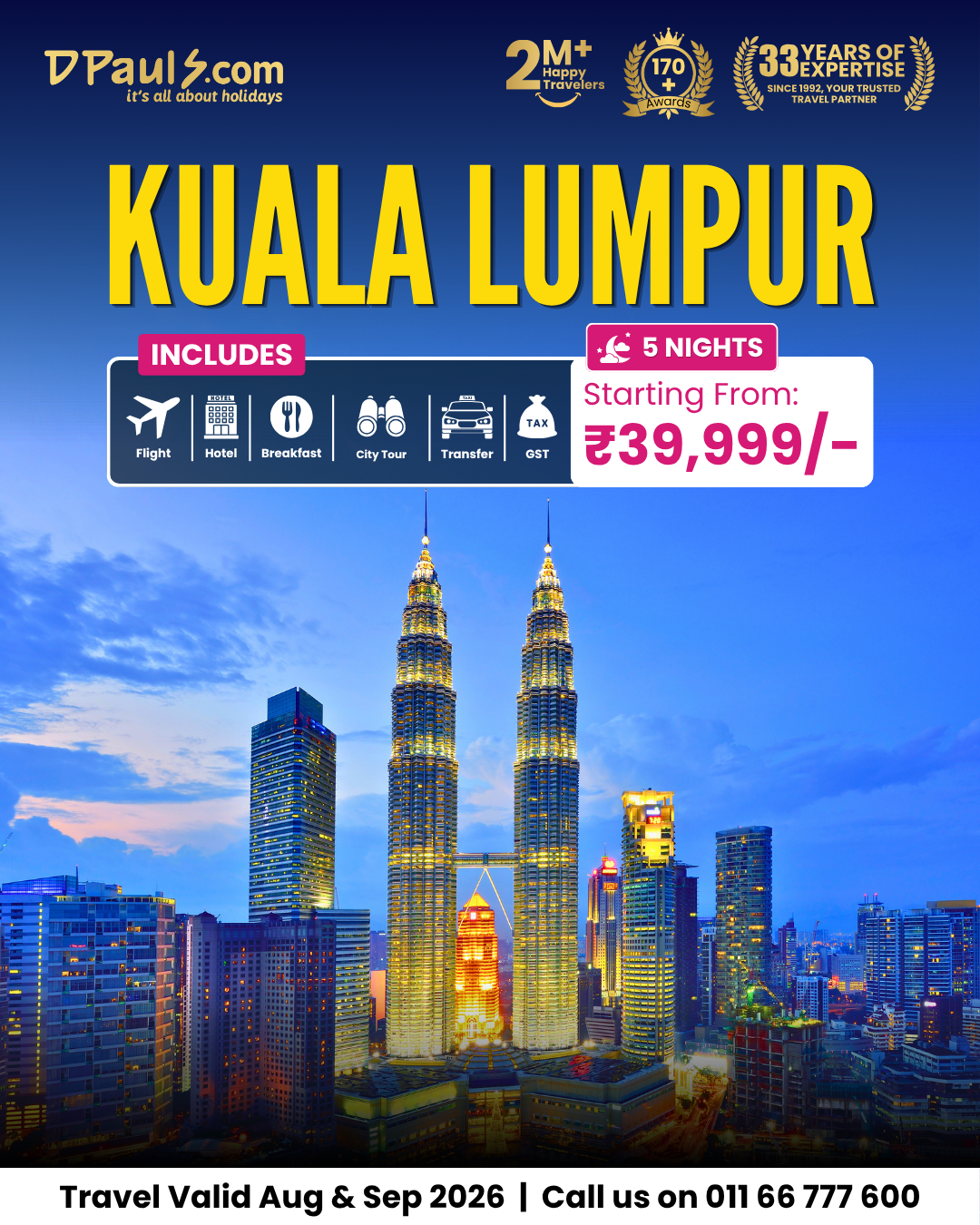 DPauls Travel & Tours Ltd Facebook ad