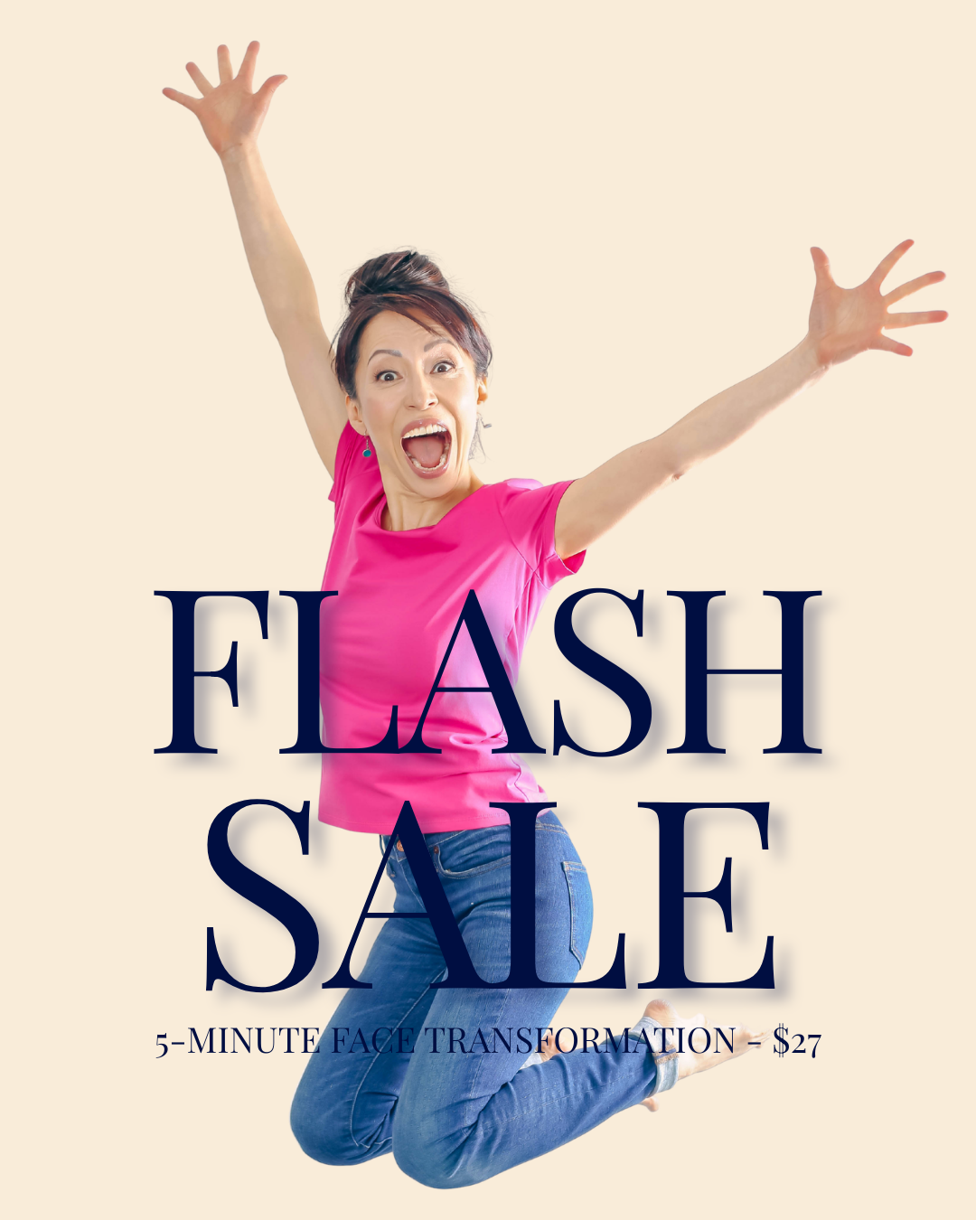 Face Yoga Method Facebook ad: $238 Program. Yours for $27. 72hr Deadline.