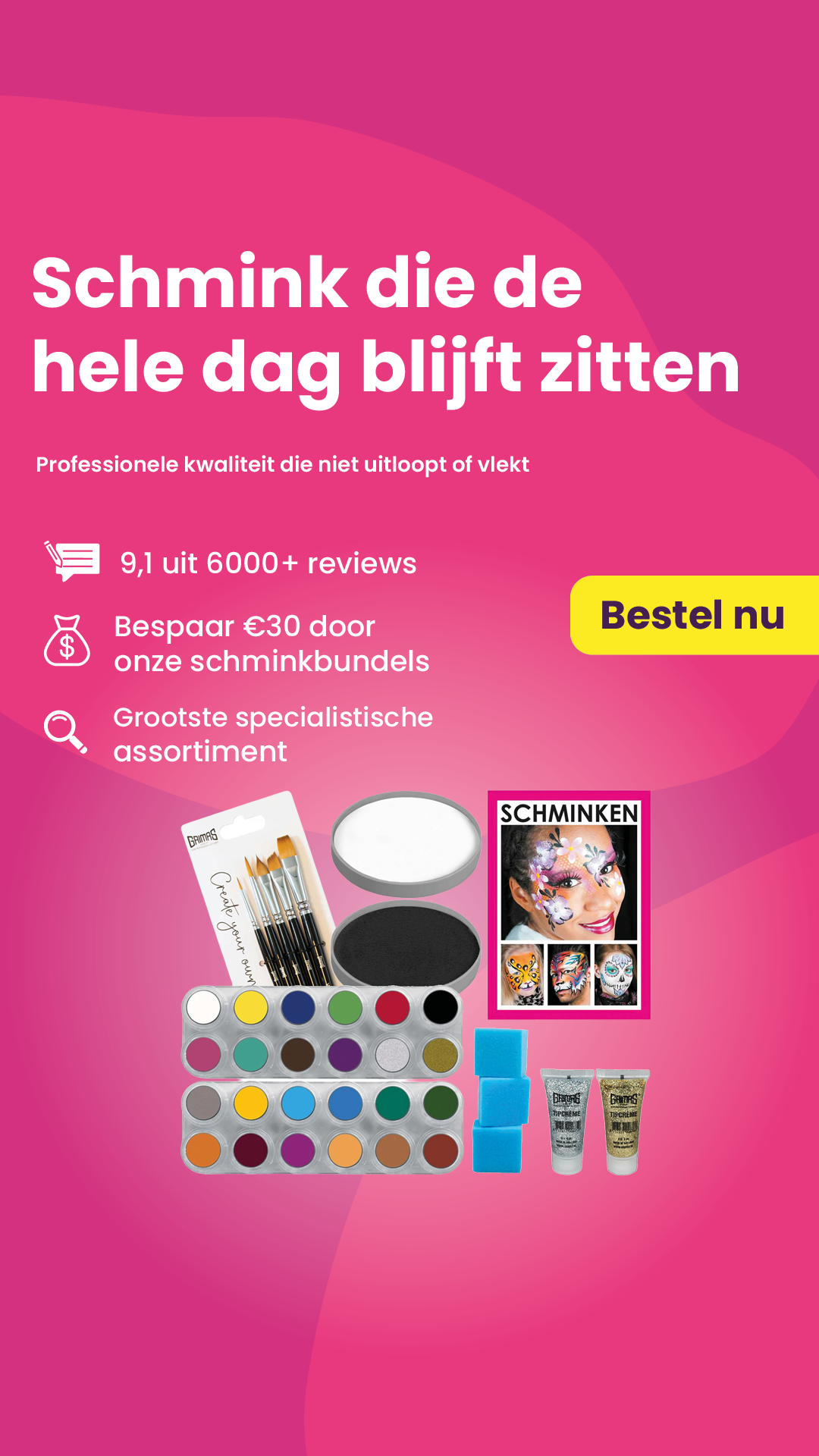 Schmink Specialist Facebook ad: Bespaar €30