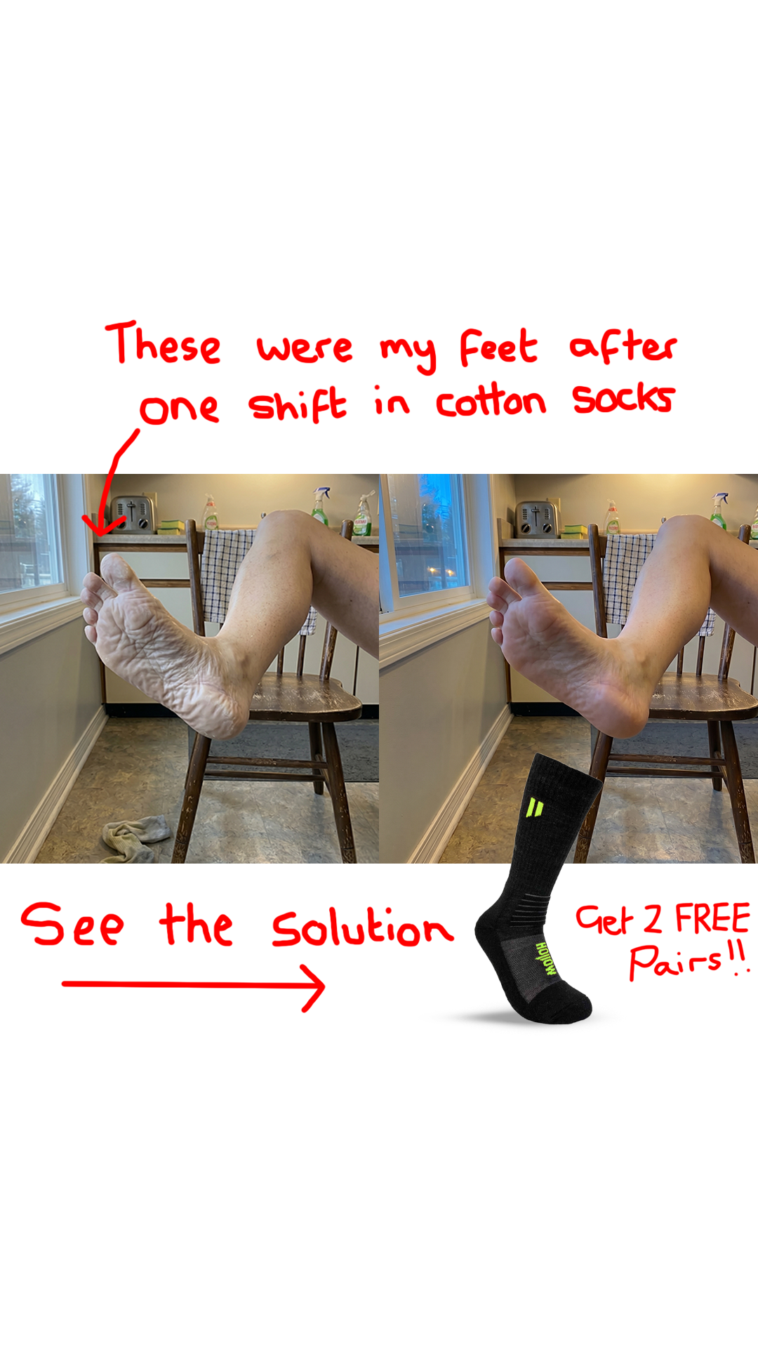 Hollow Alpaca Socks Facebook ad