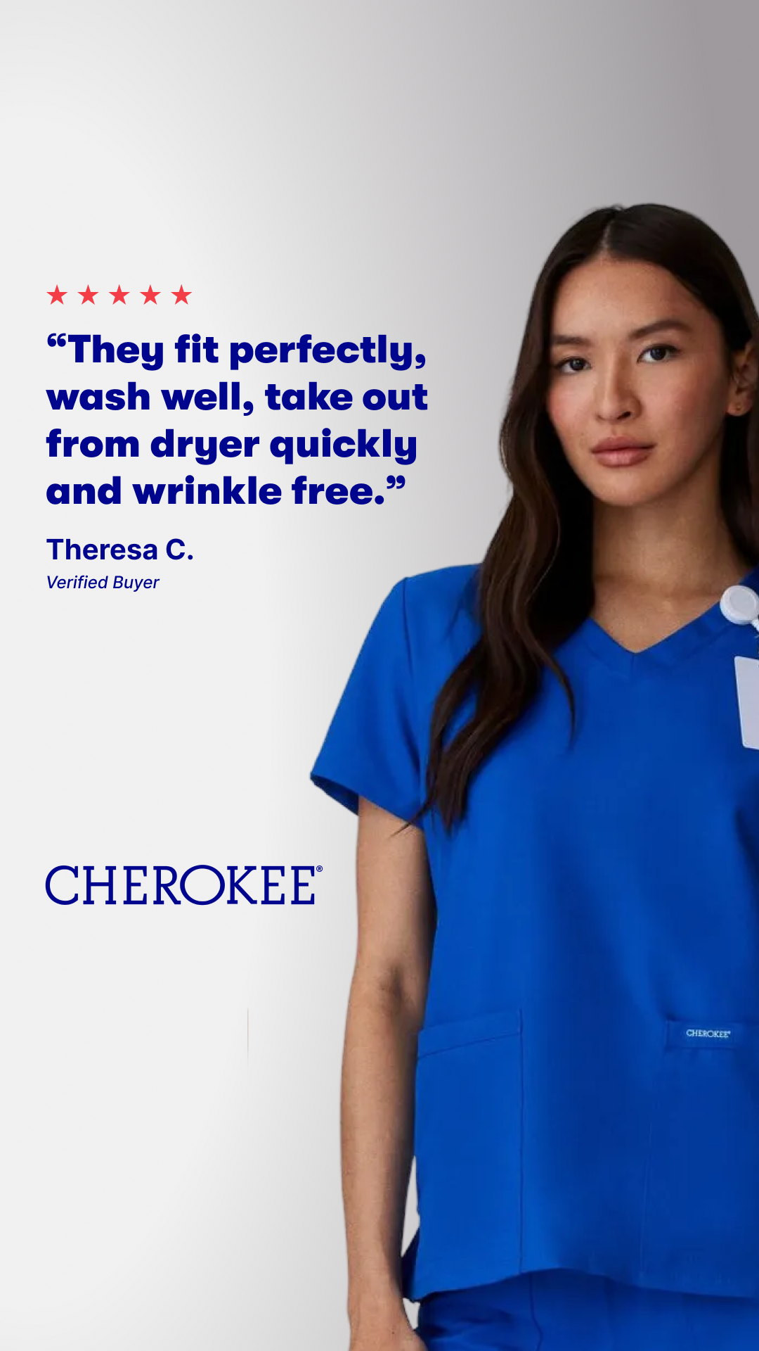Cherokee Uniforms Facebook ad