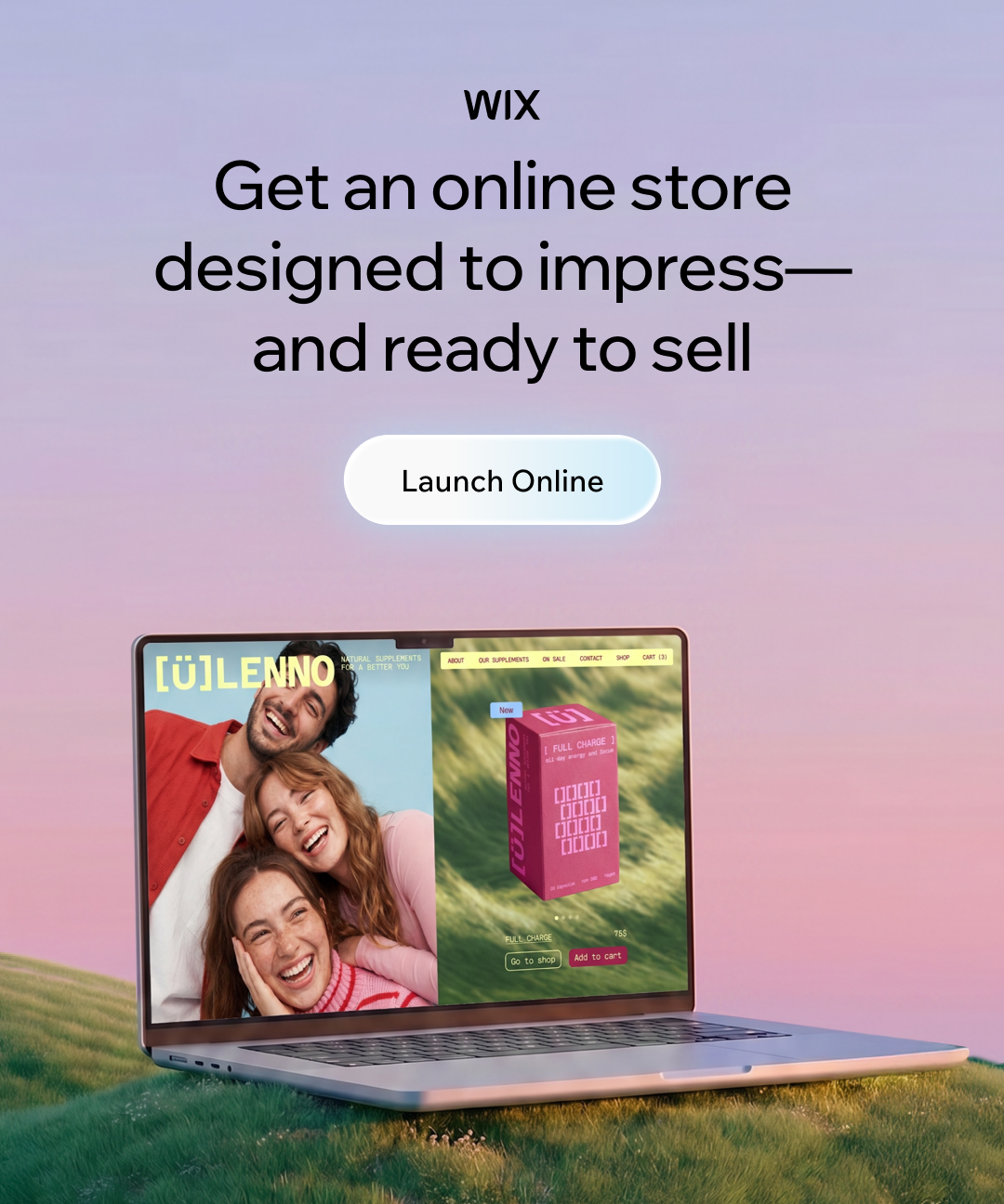 Wix Facebook ad