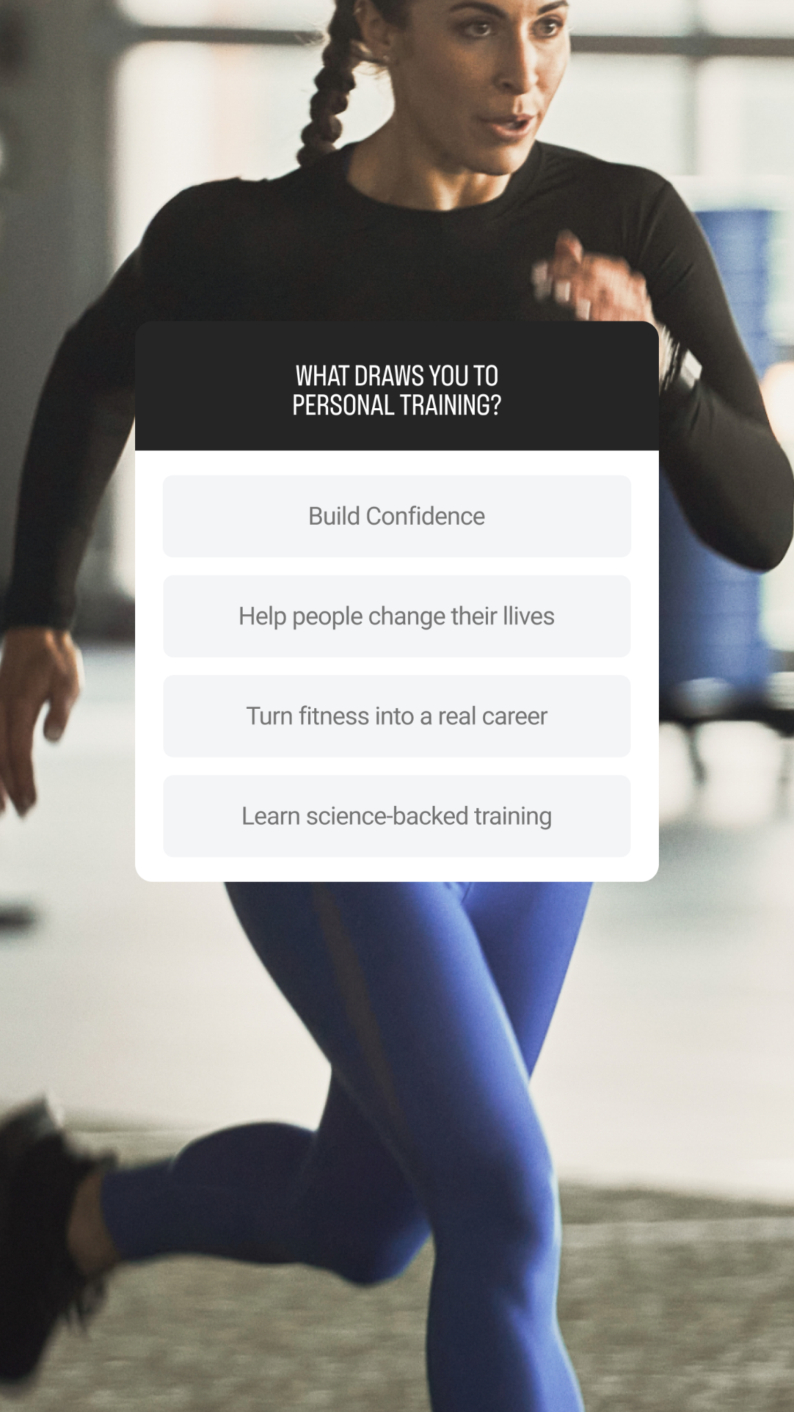 National Academy of Sports Medicine (NASM) Facebook ad