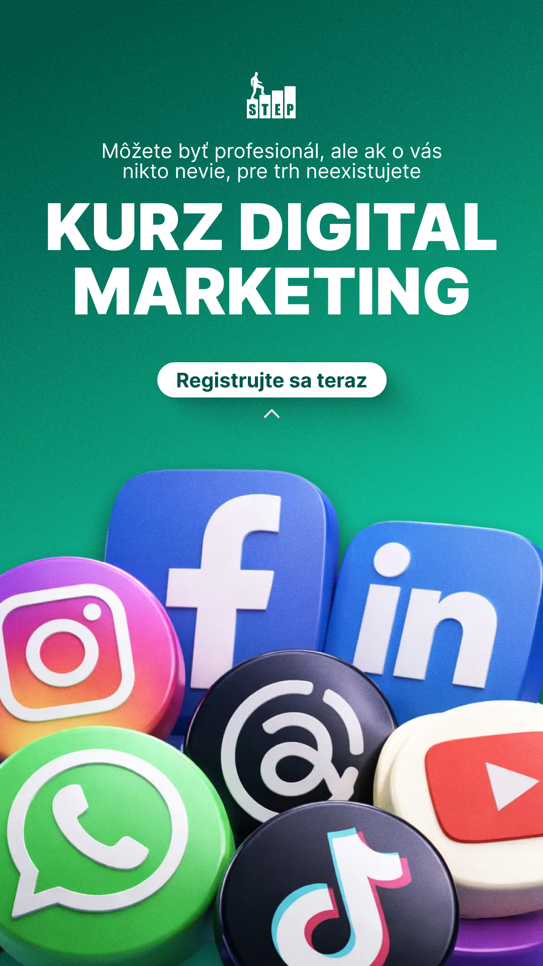 STEP IT Academy Bratislava Facebook ad from May 11, 2026