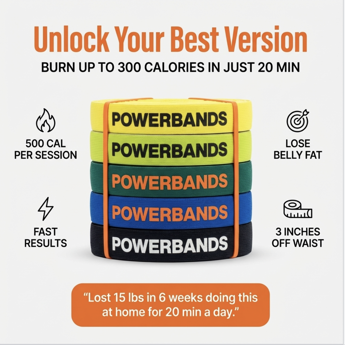 Powerbands Facebook ad