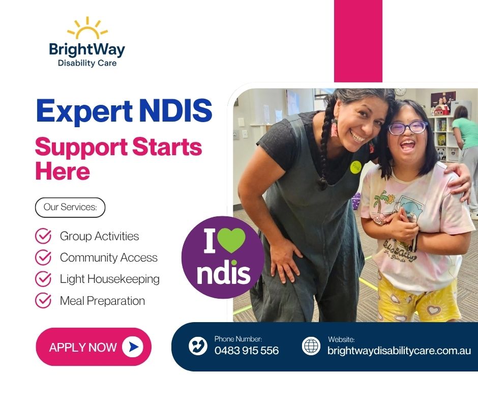 BrightWay Disability Care Facebook ad: Looking For NDIS Support?