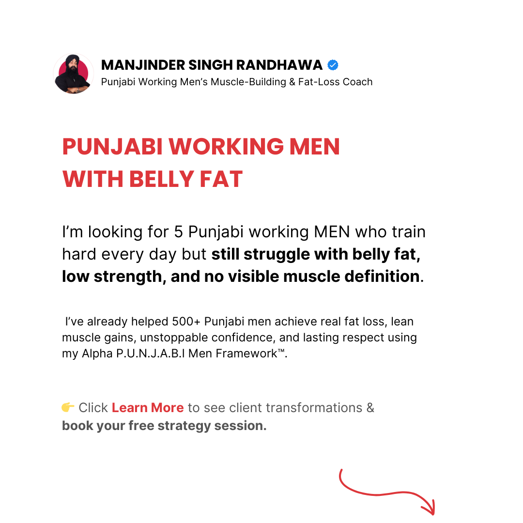 Manjinder Randhawa - Online Fitness Coach Facebook ad