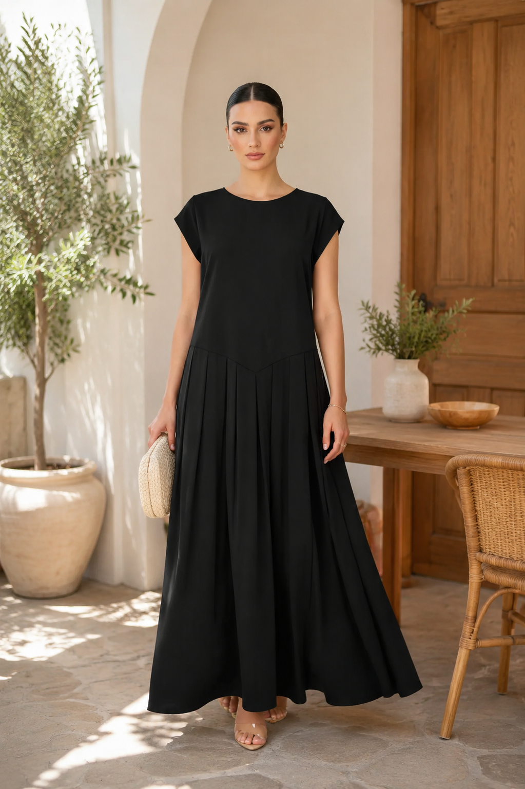 CAS Abaya Facebook ad: Premium Under-Abaya Dress, Elegant Essentials