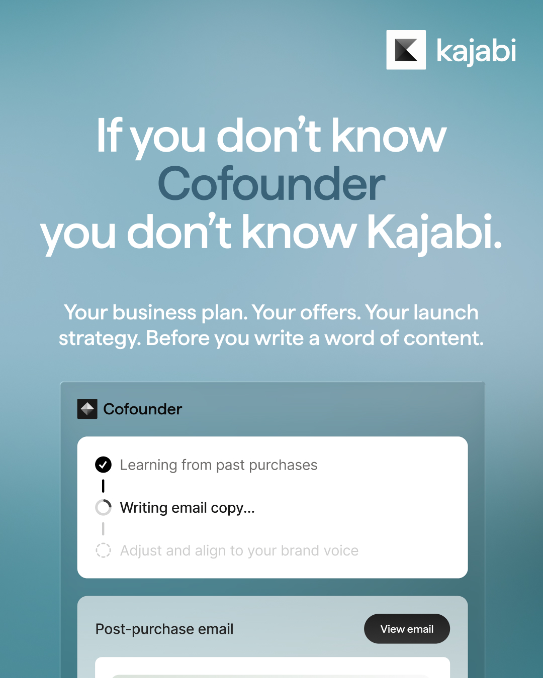 Kajabi Facebook ad