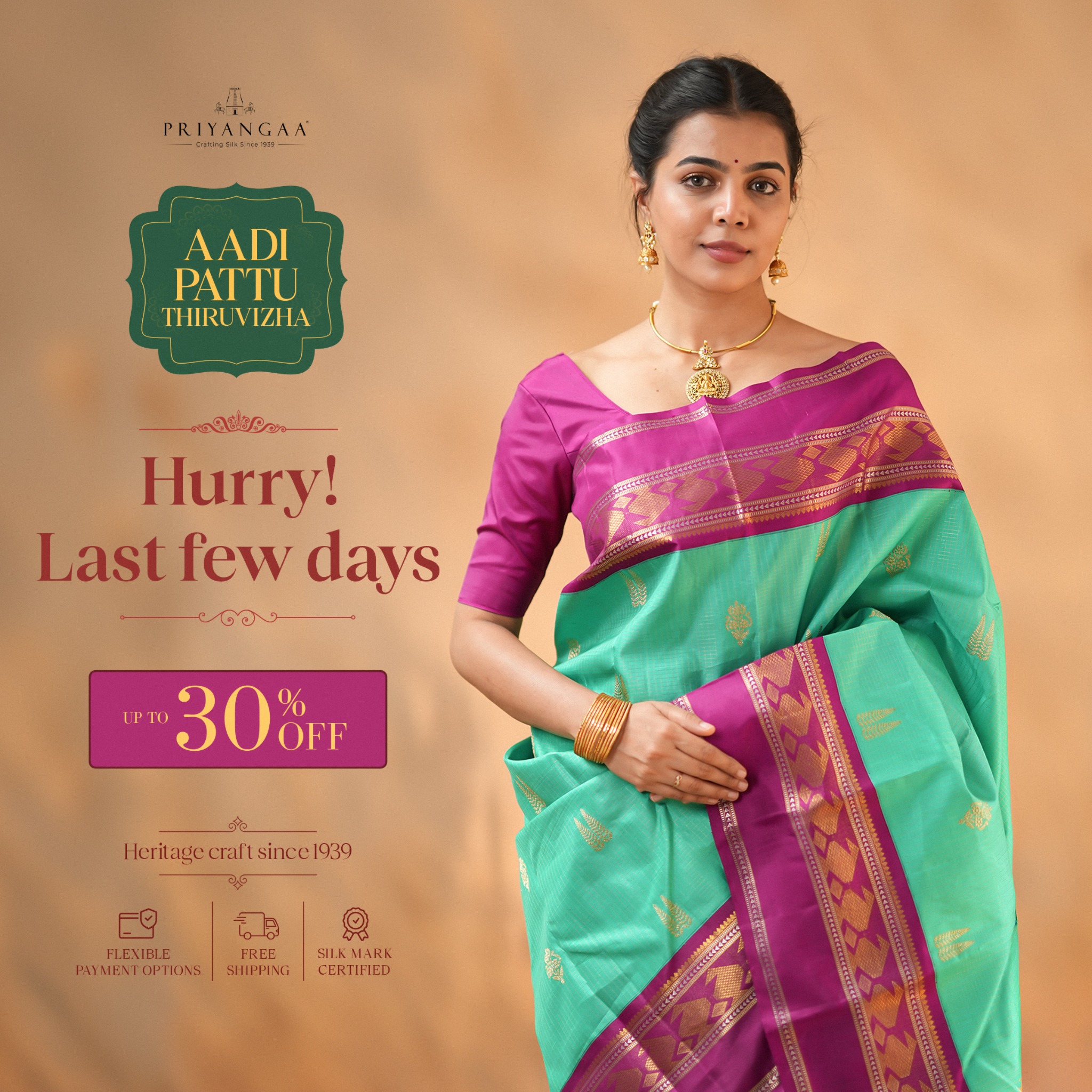 Priyangaa - Roots from Kanjivaram Facebook ad