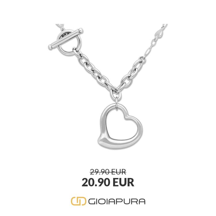 GIOIAPURA Facebook ad: Scopri i gioielli in acciaio GioiaPura: stile contemporaneo…