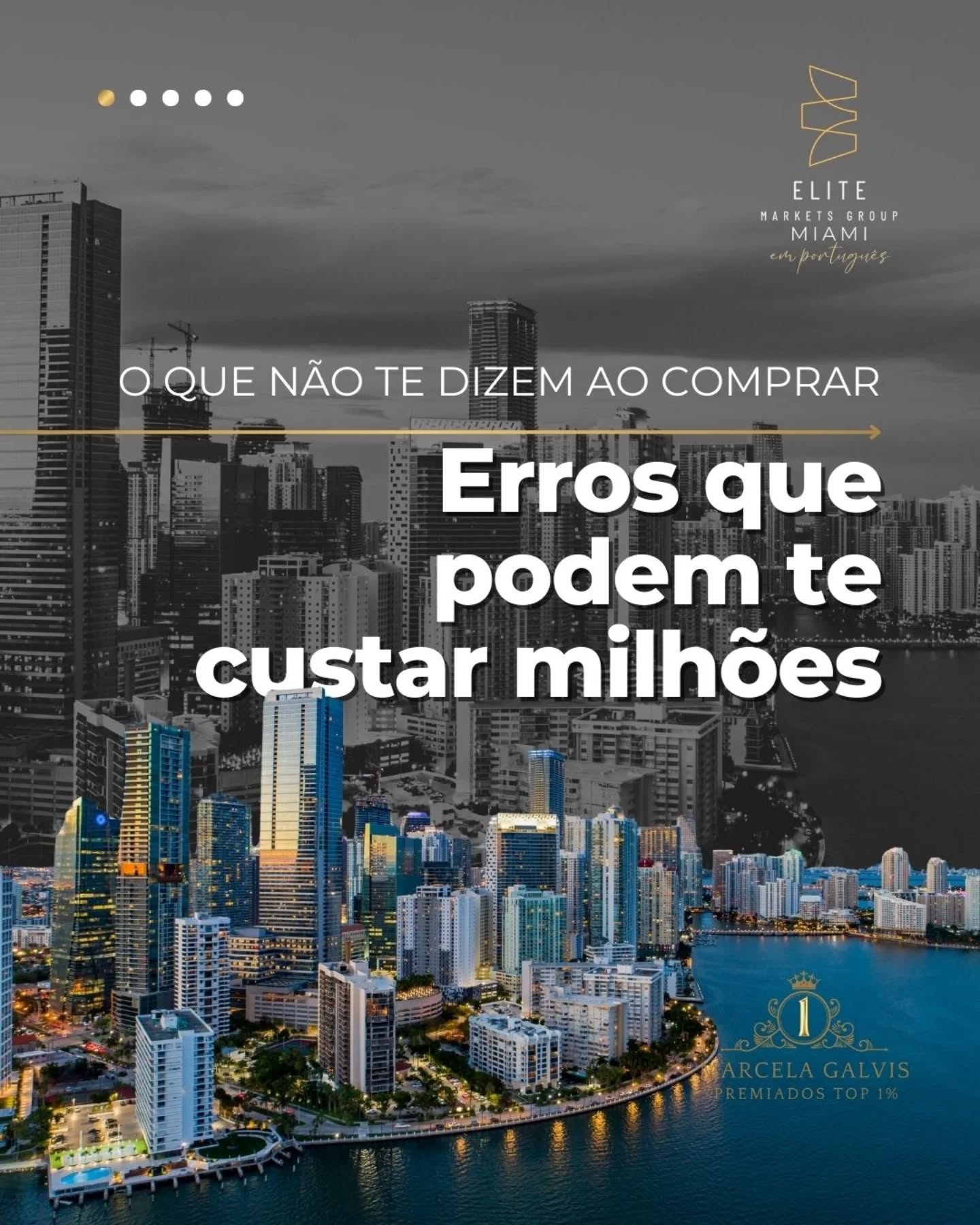 Camilo Galvis - ELITE Markets MIAMI em português Facebook ad: O que não te dizem ao comprar em…