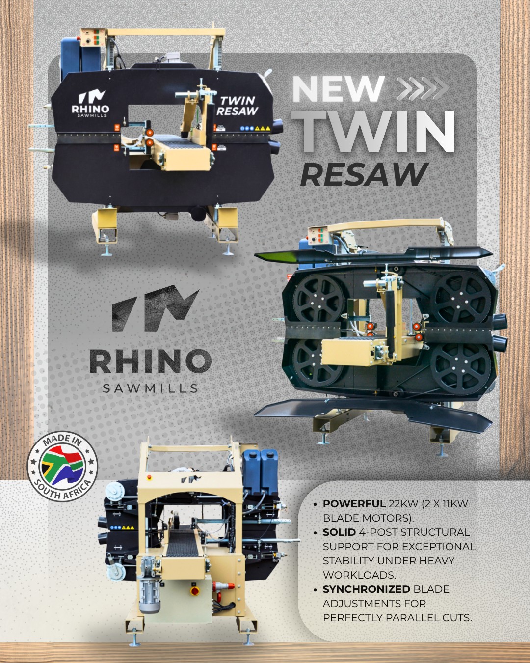 Rhino Sawmills Facebook ad: MAXIMIZE YOUR SAWMILL PROFITABILITY!