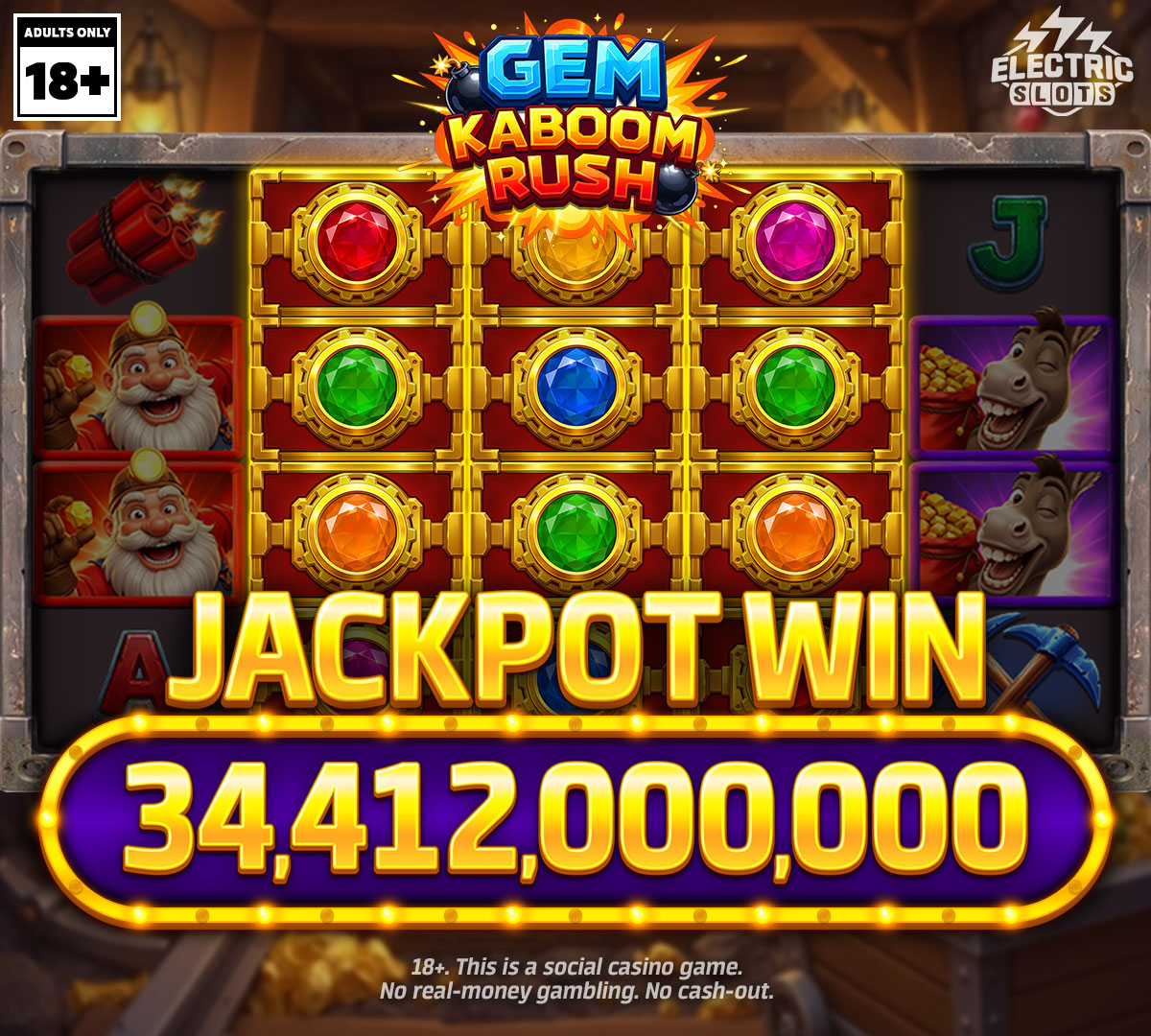 Electric Slots Facebook ad