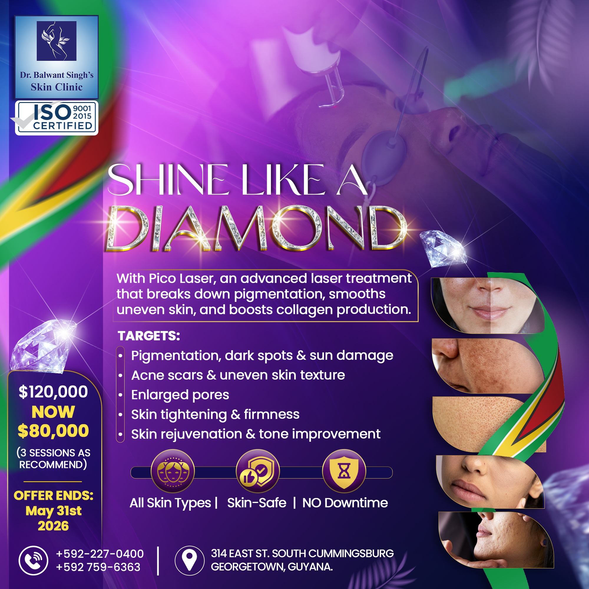 Dr. Balwant Singh's Skin Clinic Facebook ad: GLOW LIKE NEVER BEFORE!