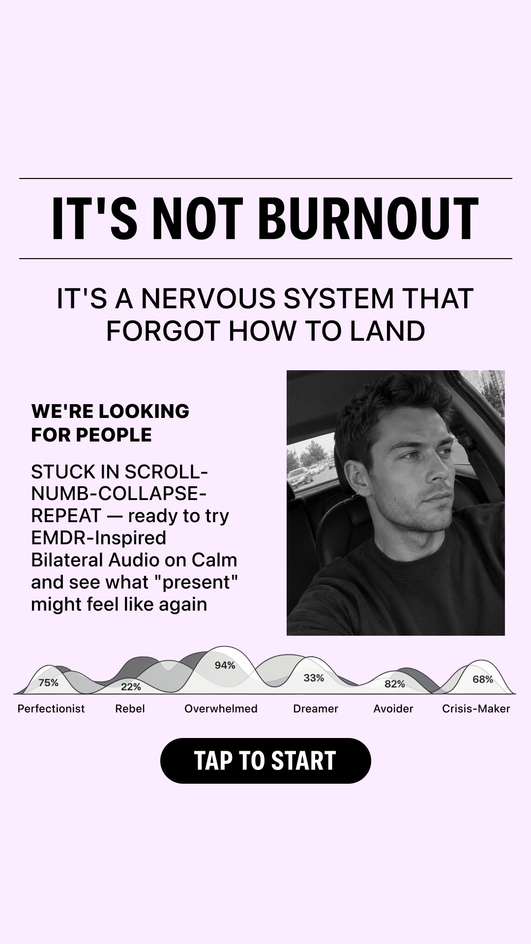 Calm Facebook ad