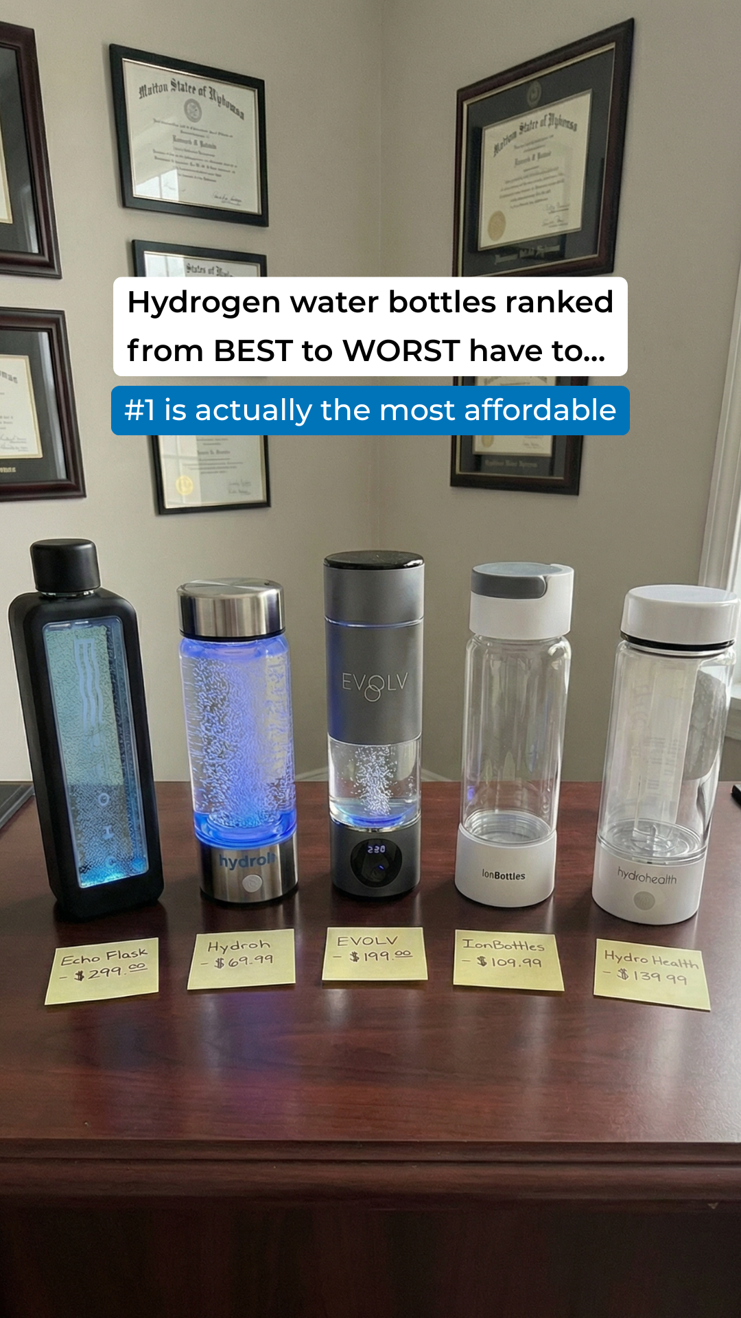 The Hydrogen Water Magazine Facebook ad