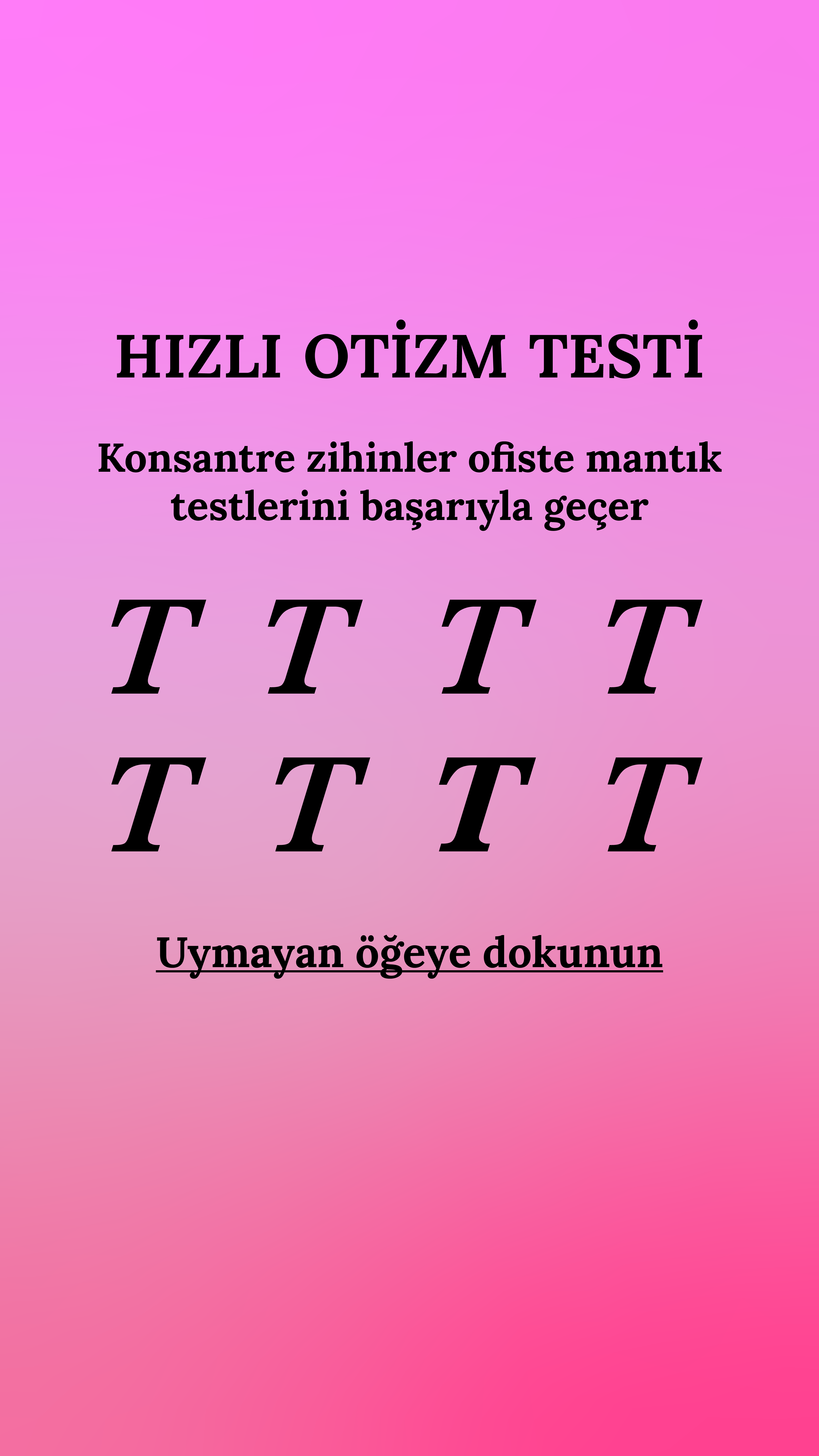 International Brain Test Facebook ad